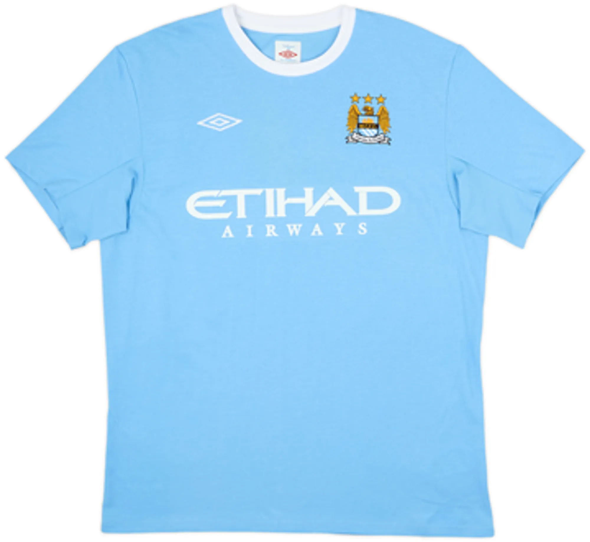 2009-10 Manchester City Home Shirt Tevez #32 - 8/10 - (L)