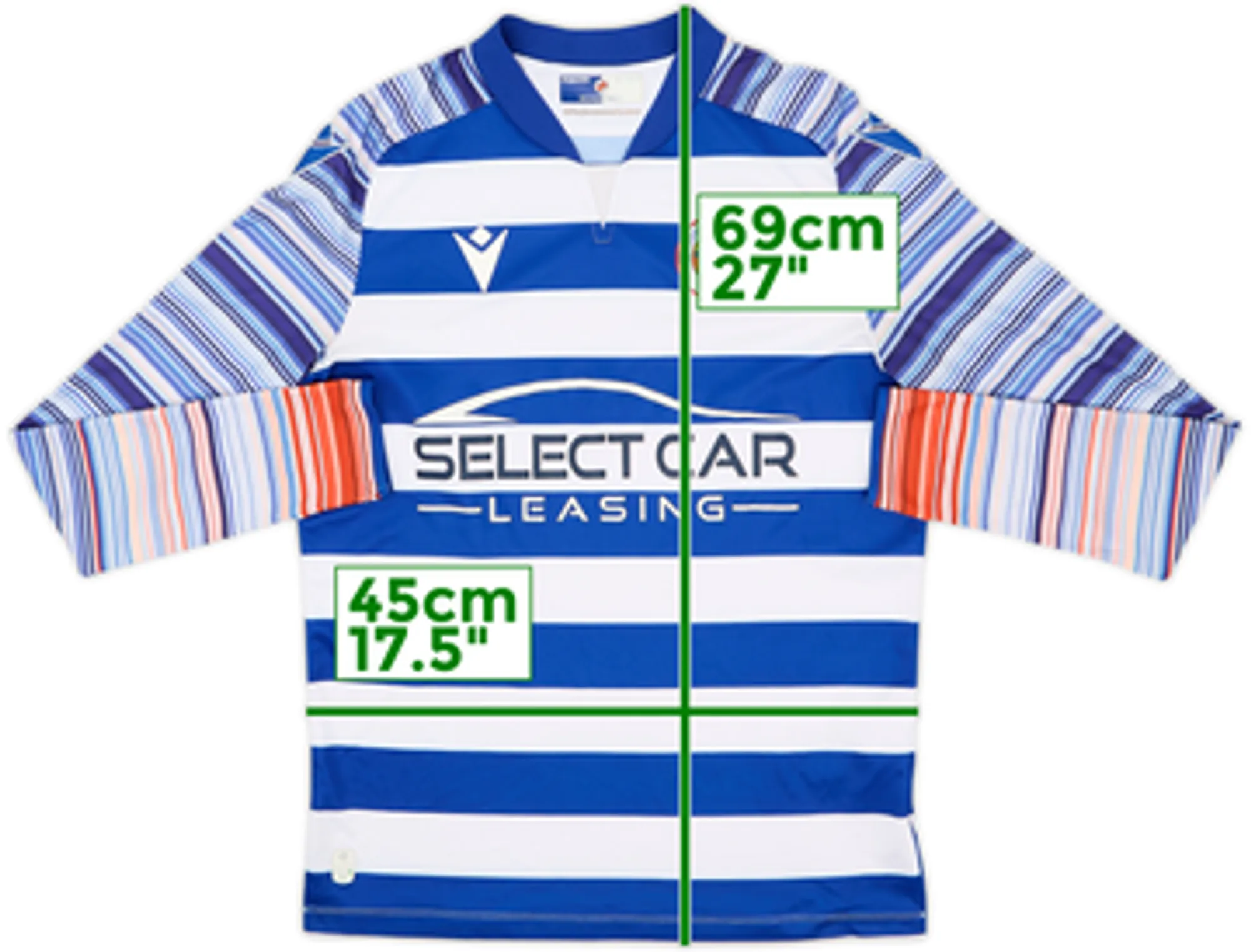 2022-23 Reading Home L/S Shirt - 8/10 - (S)