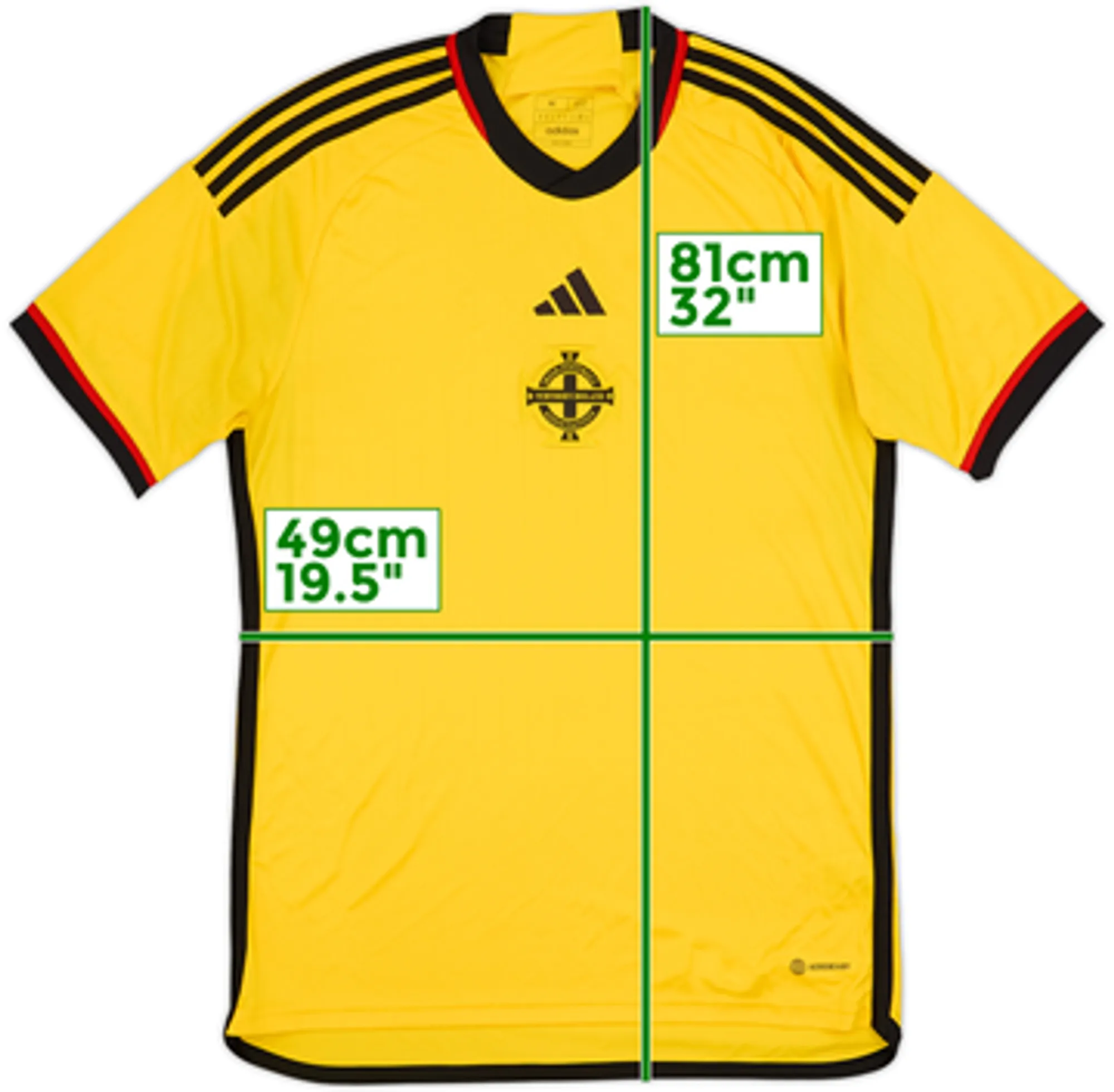 2022-23 Northern Ireland Away Shirt - 6/10 - (M)