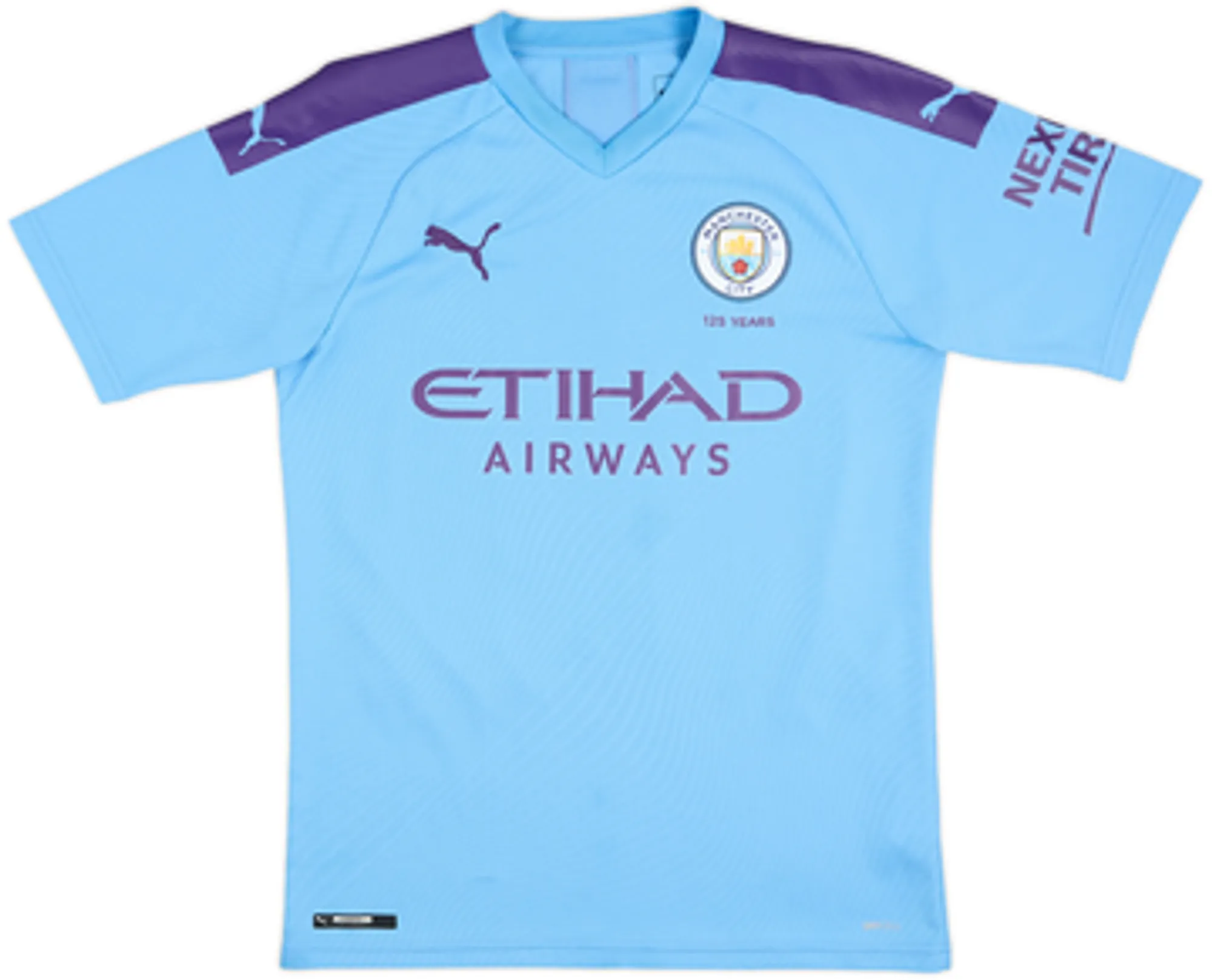 2019-20 Manchester City Home Shirt Kun Aguero #10 - 6/10 - (S)