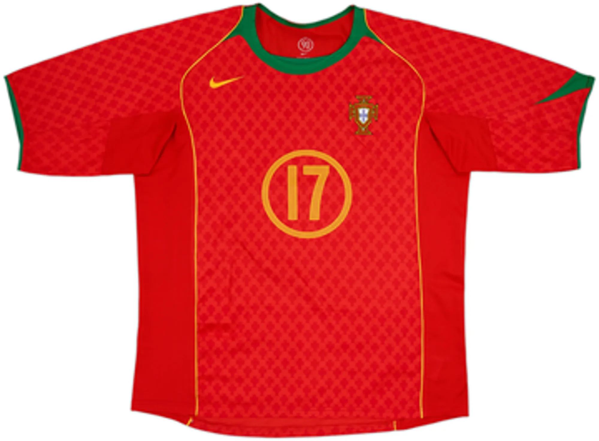 2004-06 Portugal Home Shirt C.Ronaldo #17 - 8/10 - (XL)