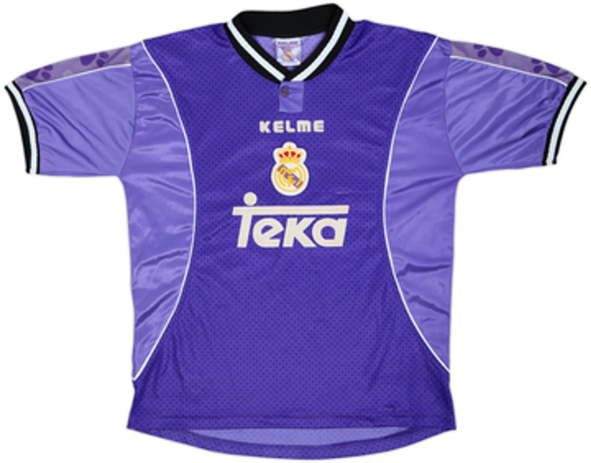 1997-98 Real Madrid Away Shirt Mijatovic #8 - 4/10 - (L)