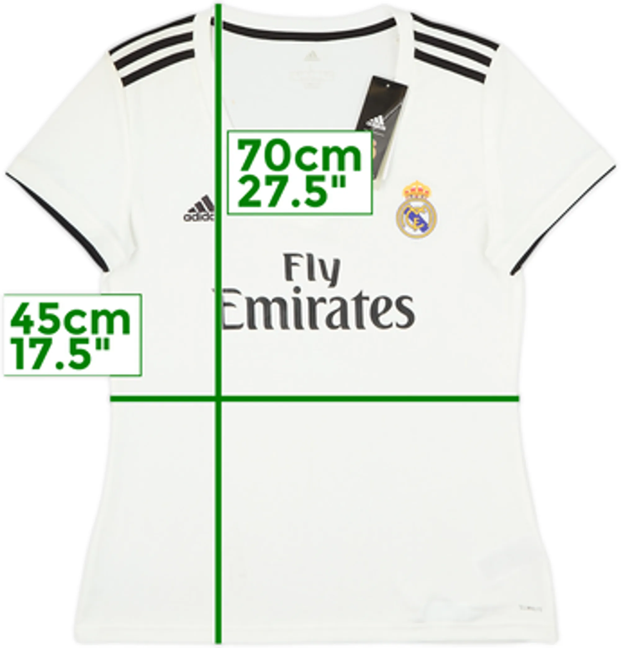 2018-19 Real Madrid Home Shirt (Women's L)