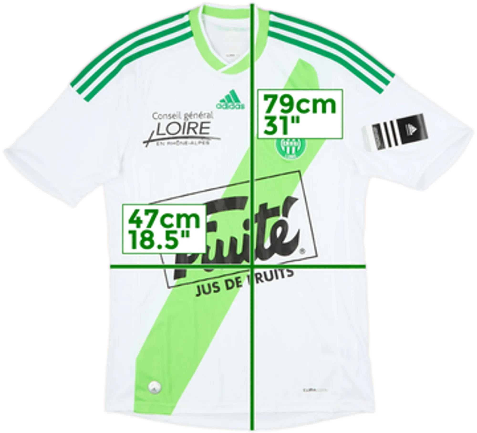 2009-10 Saint Etienne Away Shirt (S)