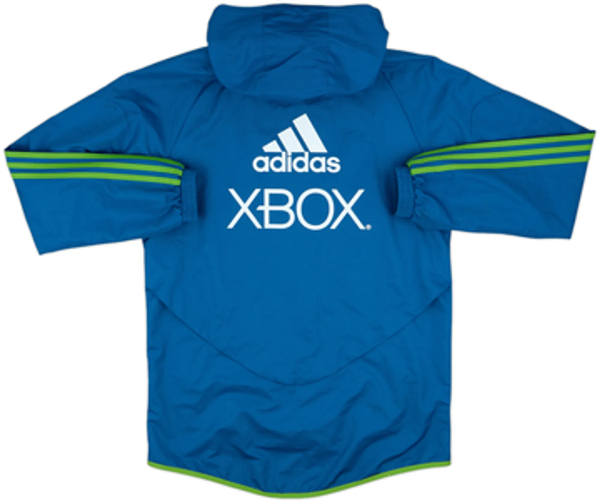 2012 Seattle Sounders adidas Hooded Rain Jacket - 8/10 - (S)