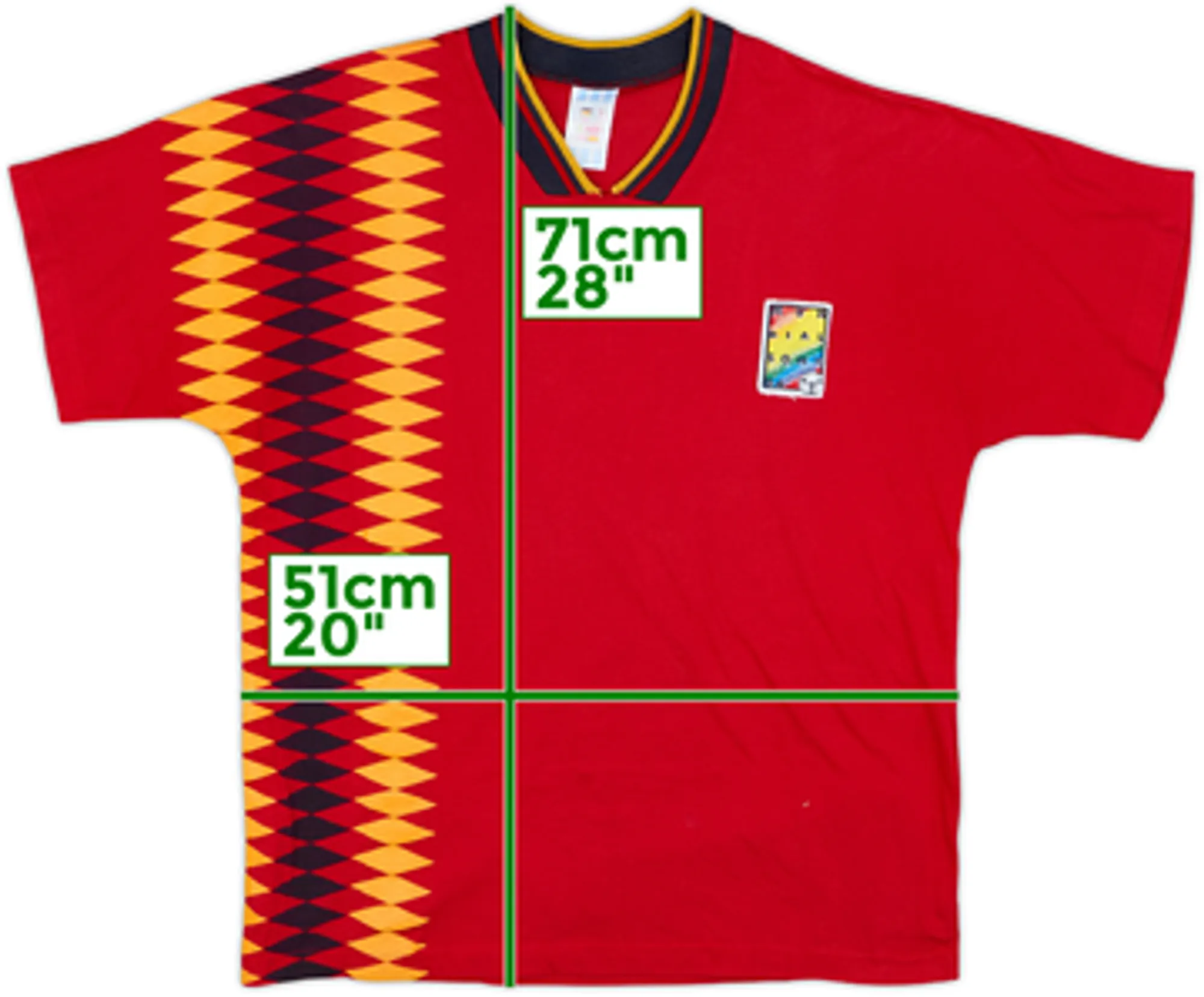 1994 Spain adidas World Cup 94 Tee - 6/10 - (L)