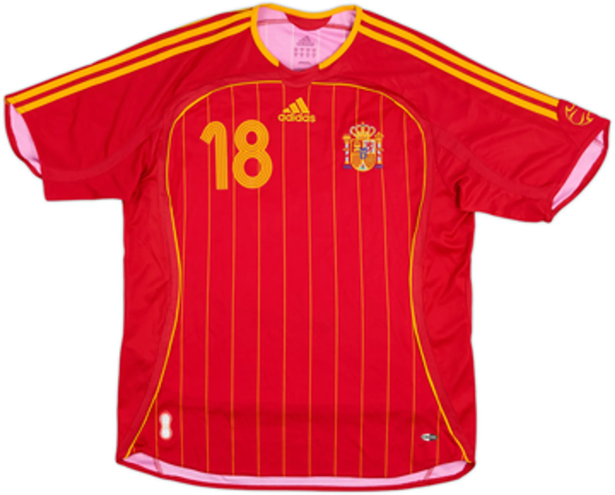 2006-08 Spain Home Shirt Cesc #18 - 7/10 - (XL.Boys)