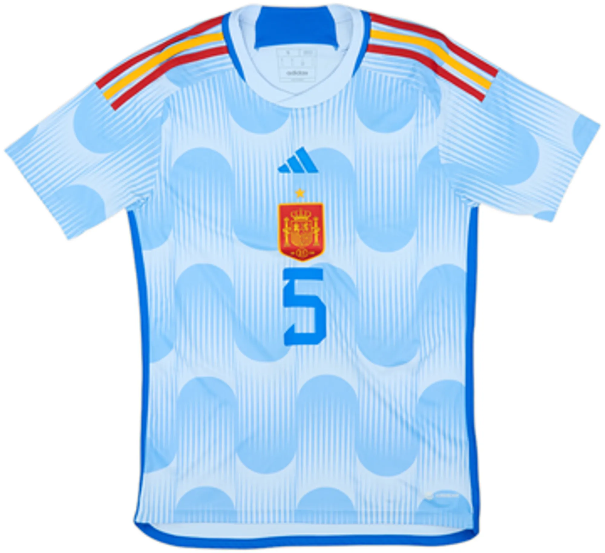 2022-23 Spain Away Shirt Sergio #5 - 7/10 - (S)