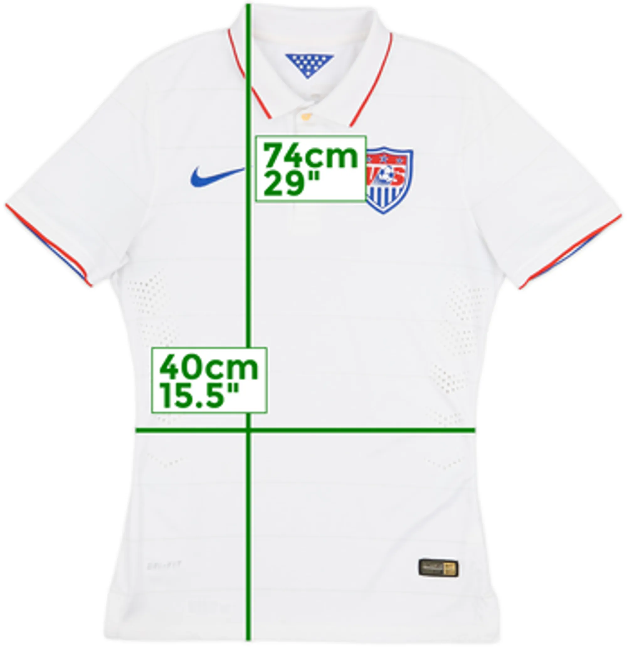 2014-15 USA Authentic Home Shirt - 8/10 - (S)
