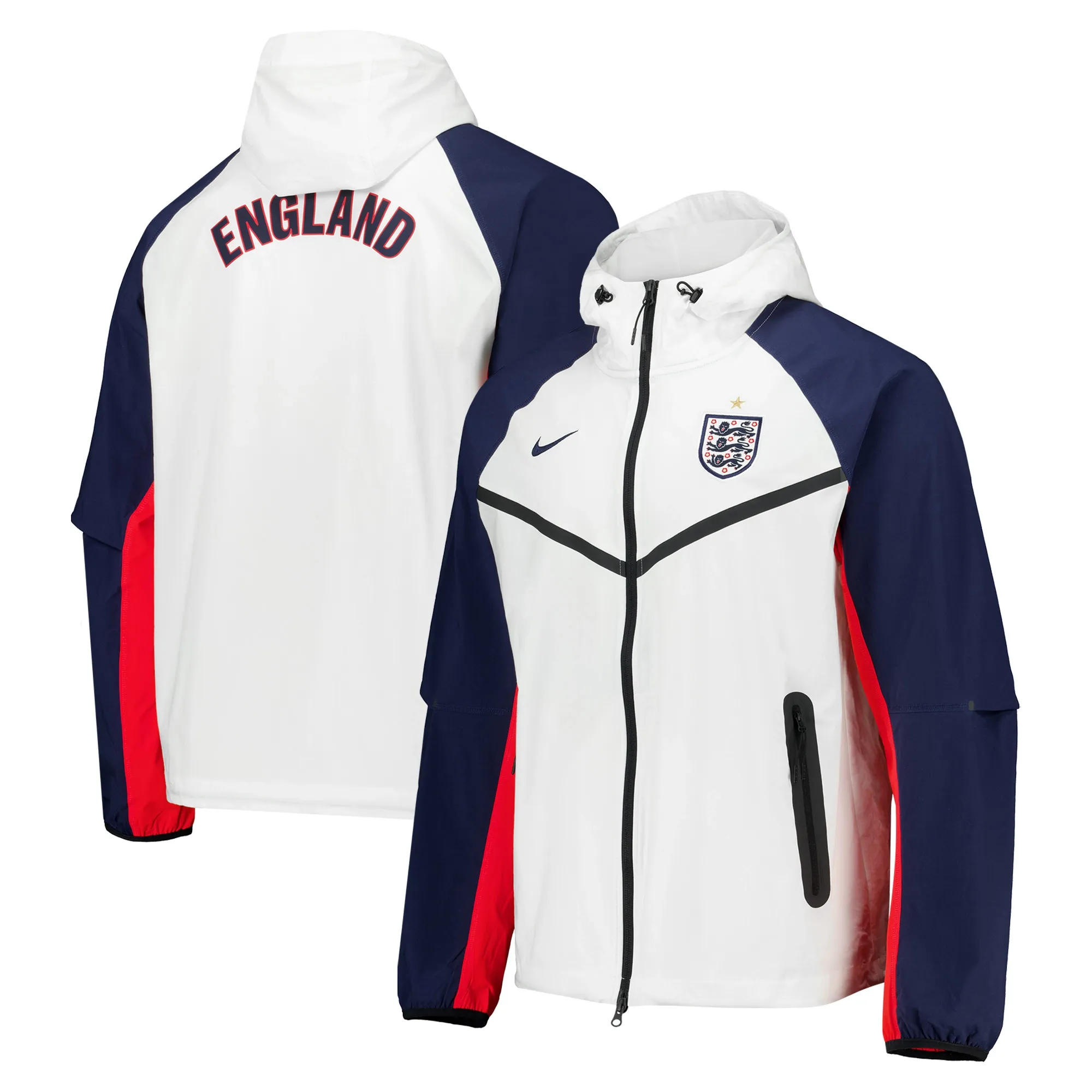 England Nike Tech Woven Top - White
