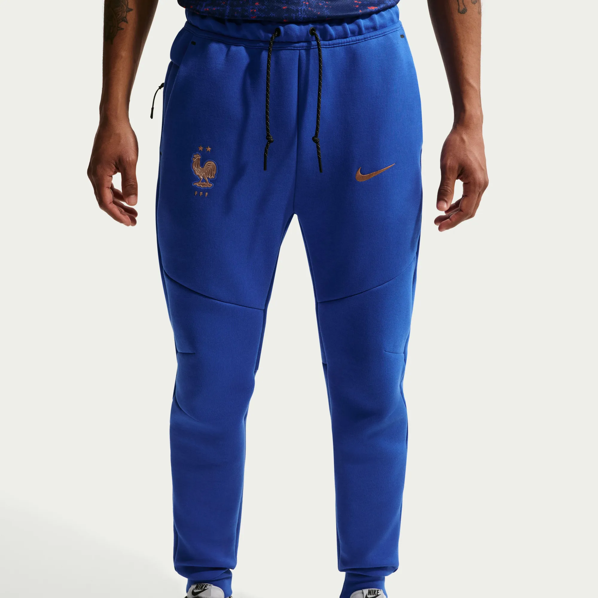 France Nike Tech Fleece Pants - Royal Blue