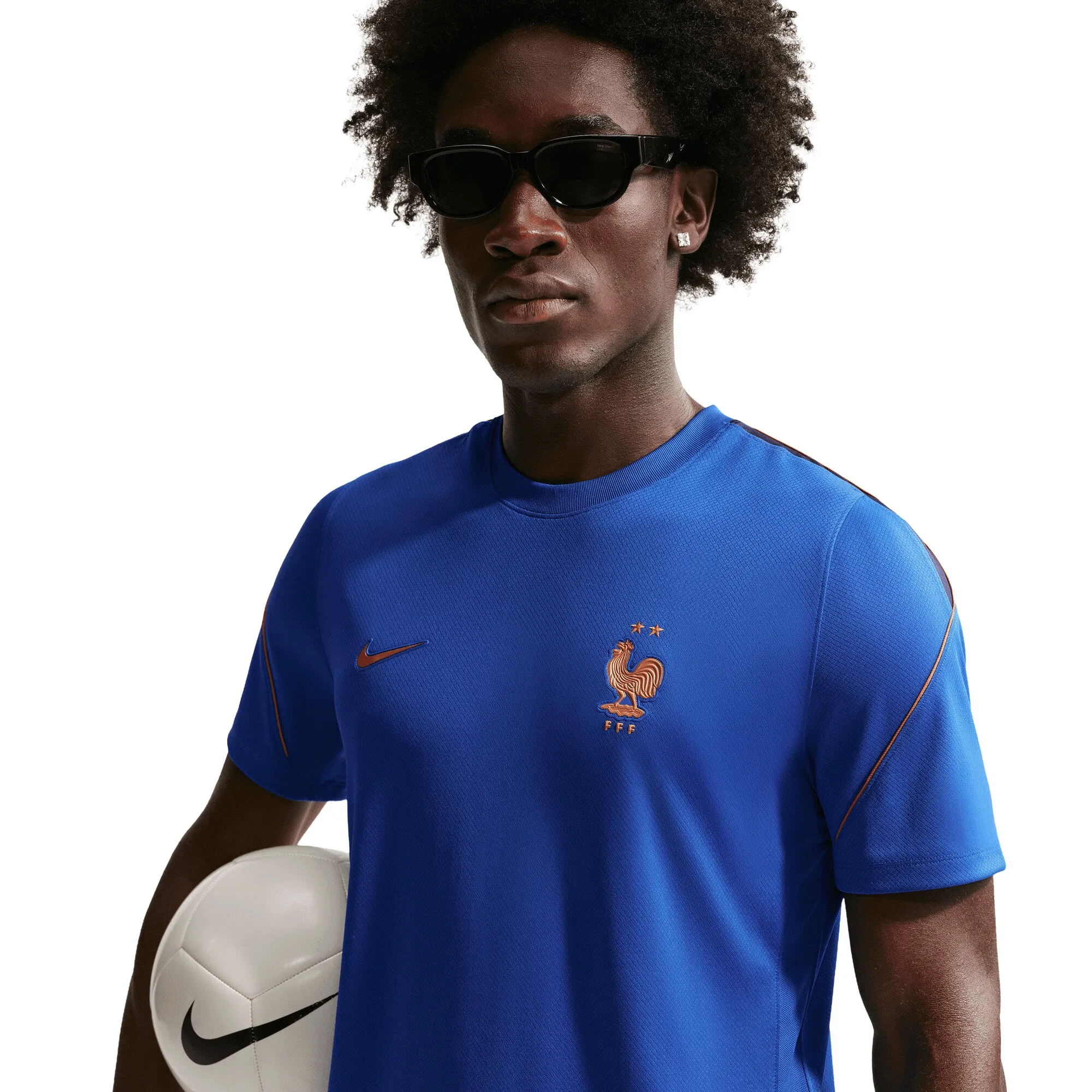 France Nike Strike Training Top - Blue