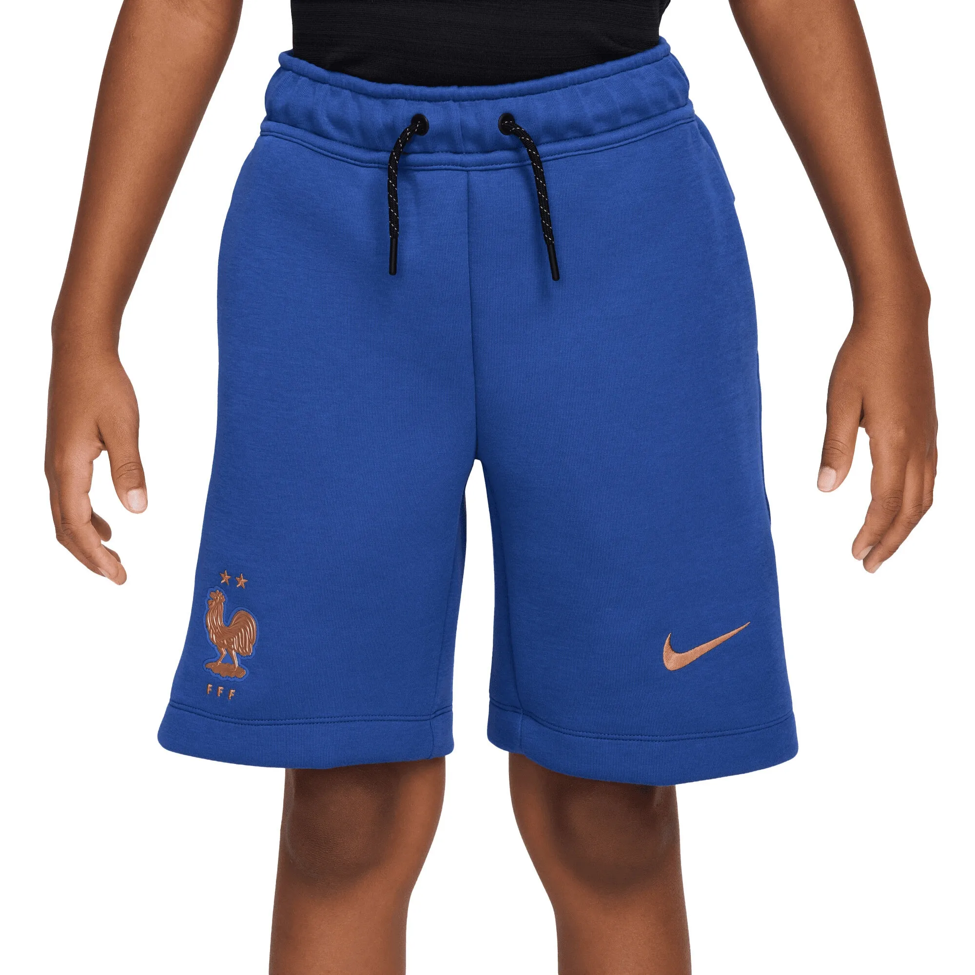 France Nike Tech Fleece Shorts - Royal Blue - Kids
