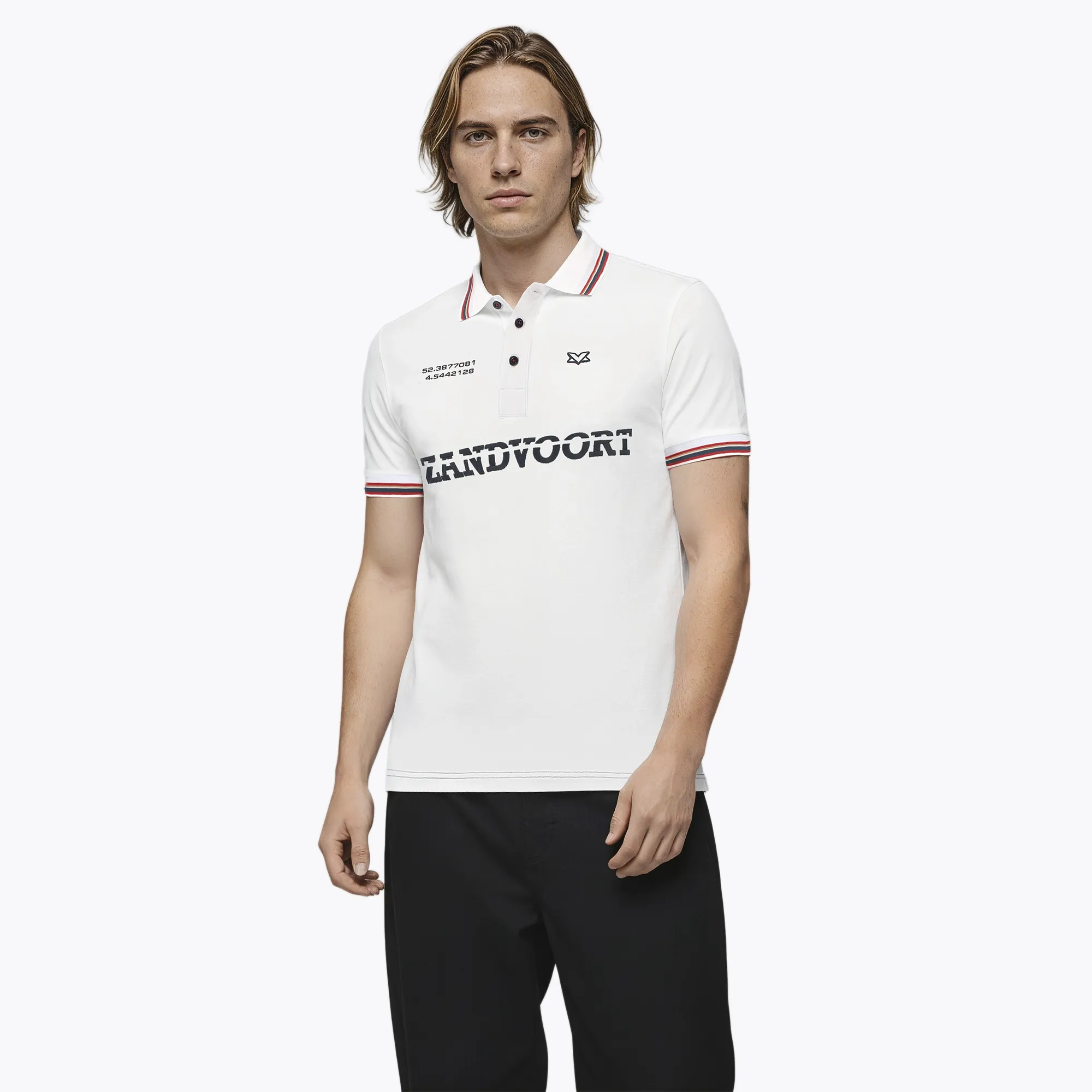 MV Official x Zandvoort Polo - White