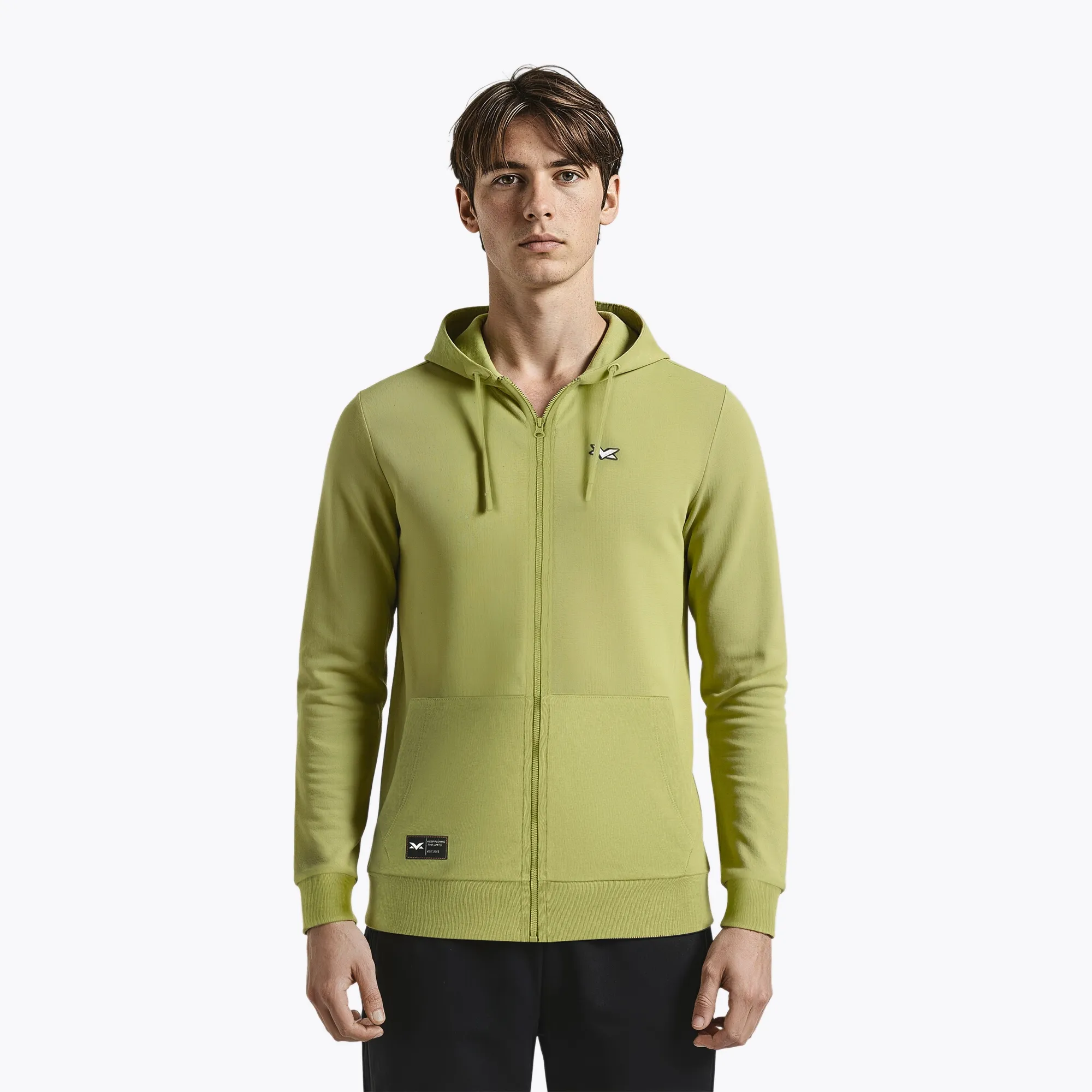 MV Official  Essentials Zip-Hoodie - Olive