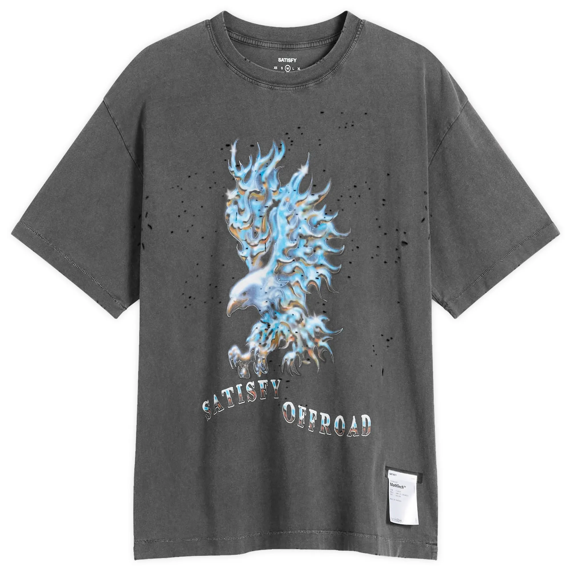 Satisfy Men's MothTech T-Shirt Aged Black