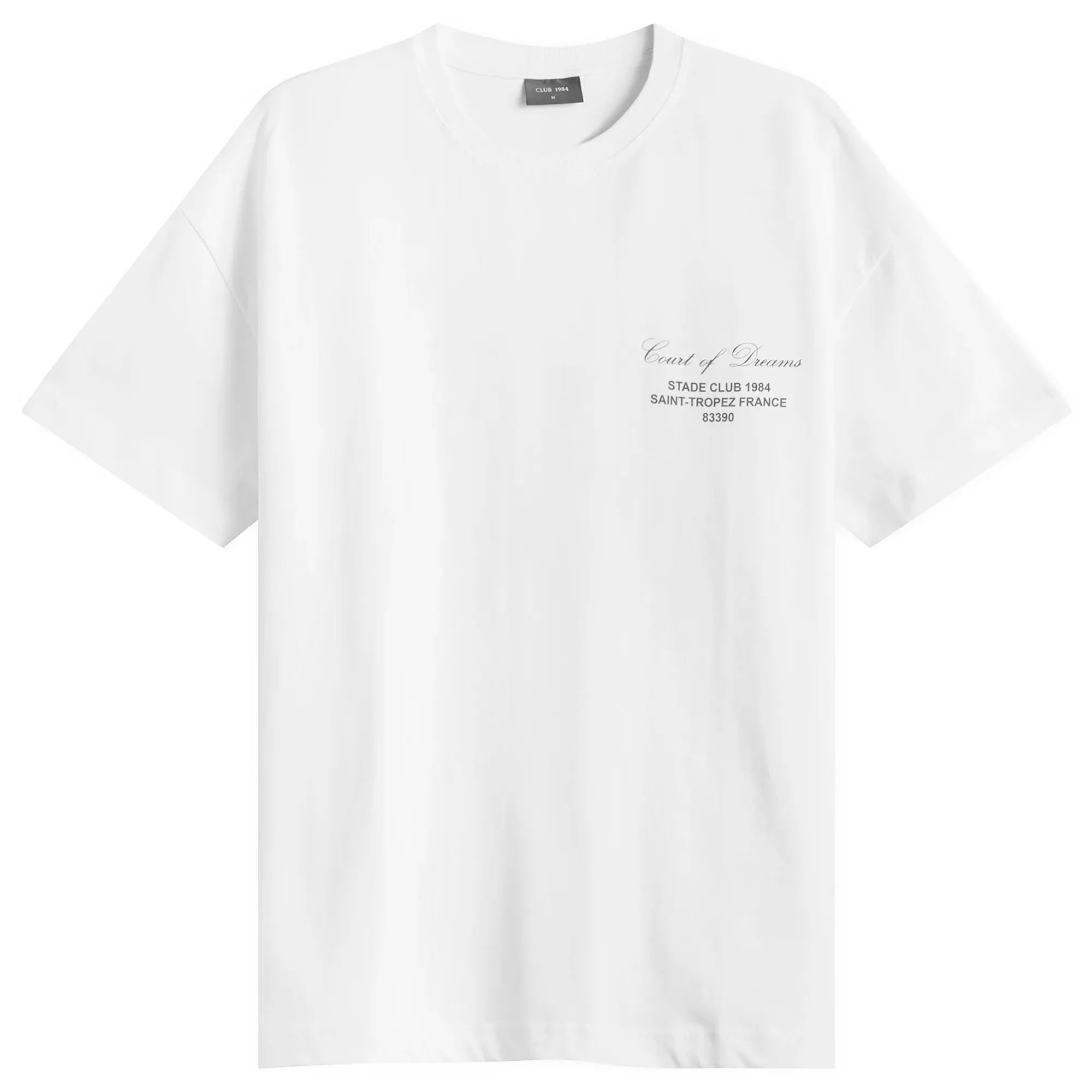Club 1984 Men's Court of Dreams Tee White