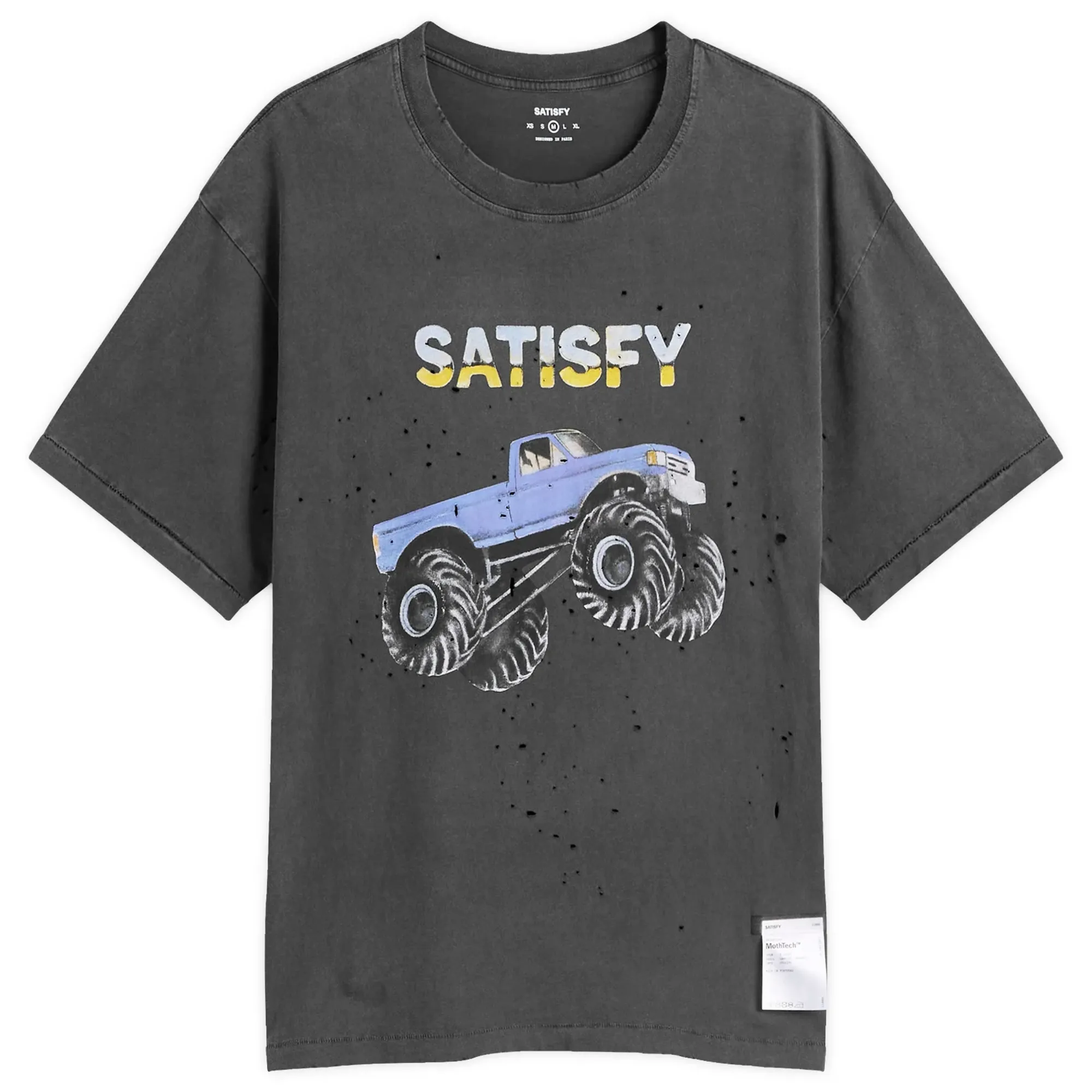 Satisfy Men's MothTech T-Shirt Aged Black