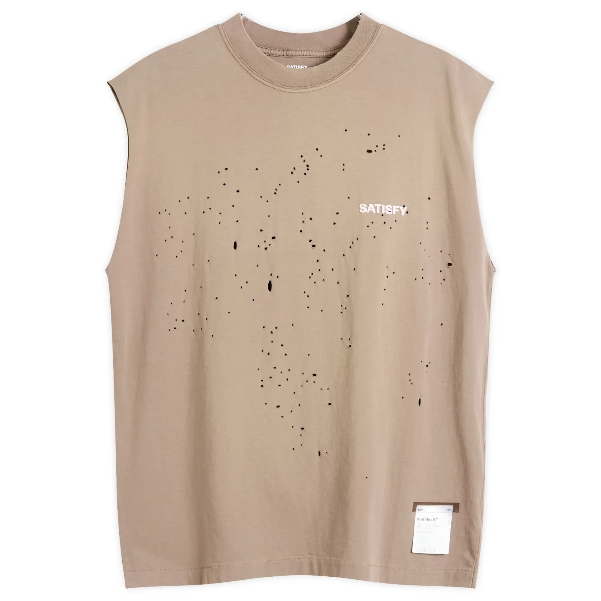 Satisfy Men's MothTech Muscle Tee Sunbleached Falcon