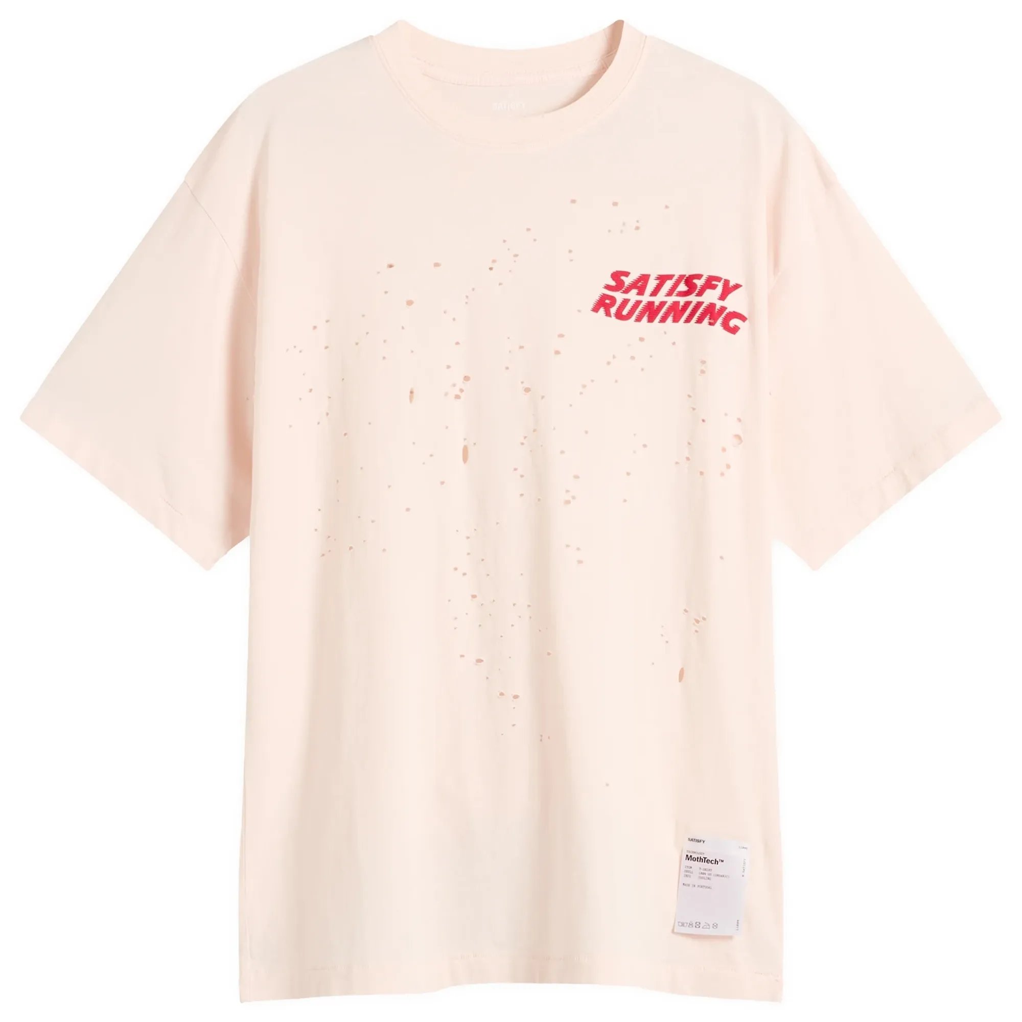 Satisfy Men's MothTech T-Shirt Sunbleached Rosewater