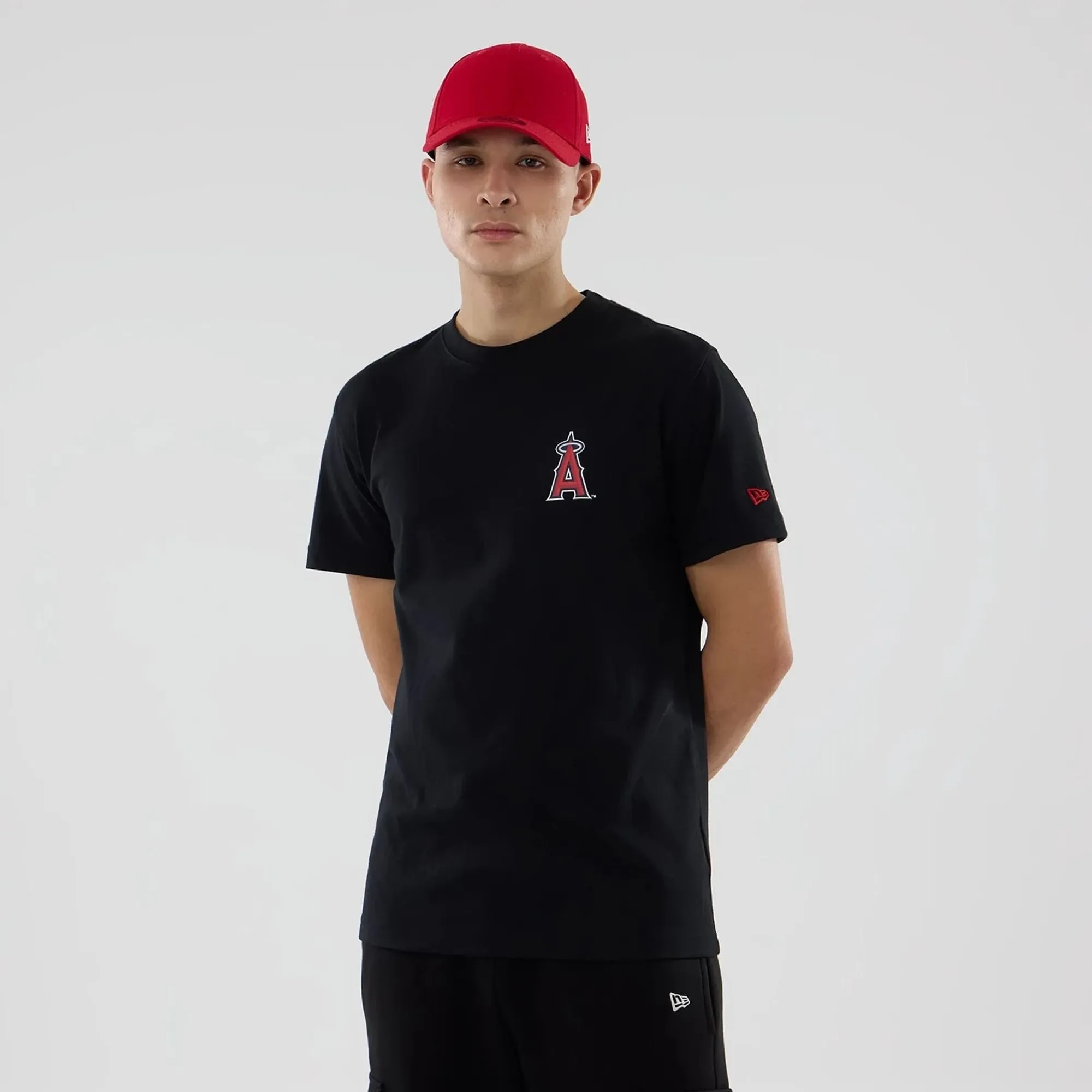 LA Angels MLB City Series Black T-Shirt New Era Cap adult unisex