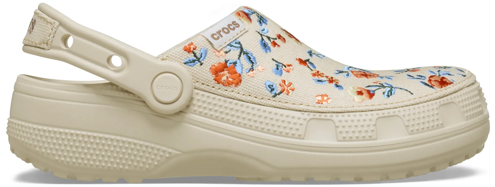 Crocs | Unisex | Classic Crafted Floral | Clogs | Frappé | W2/M1