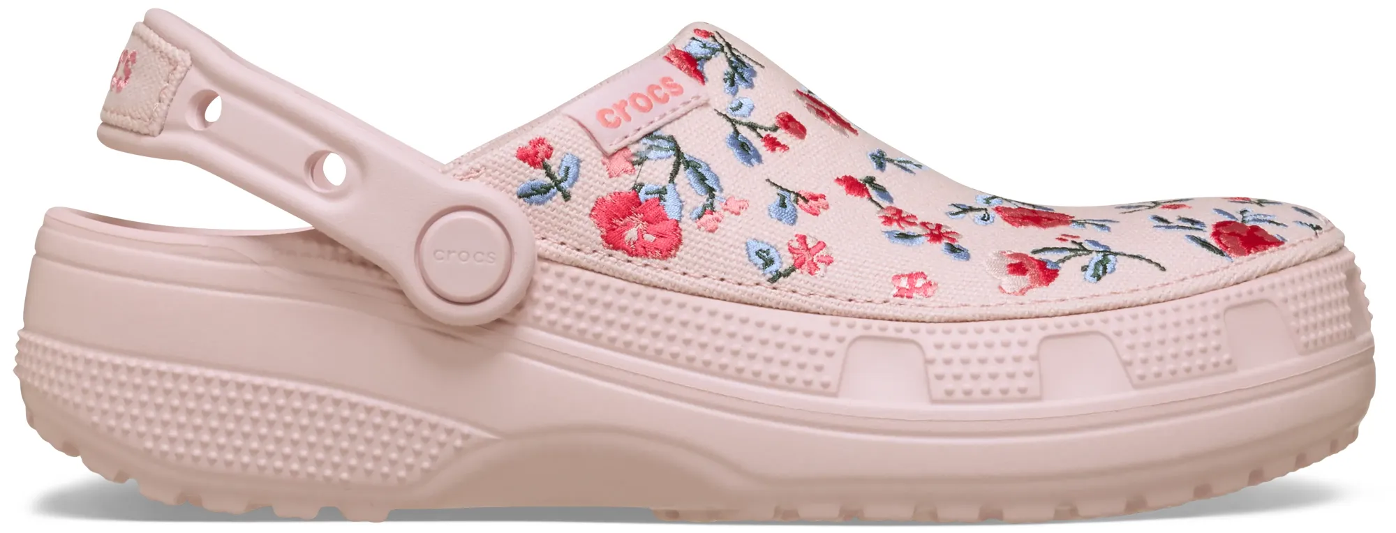 Crocs | Unisex | Classic Crafted Floral | Clogs | Cotton Candy | W3/M2