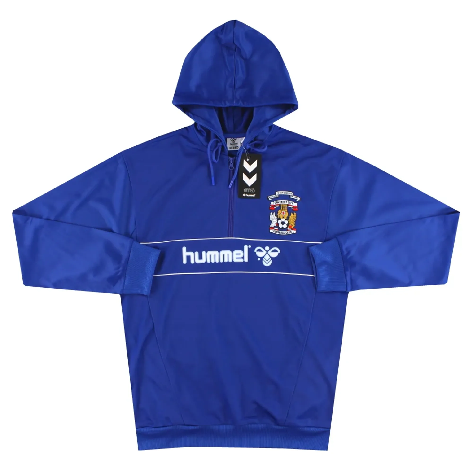 Coventry Hummel Retro 1/2 Zip Hoodie *BNIB* - Coventry City / BNIB 
