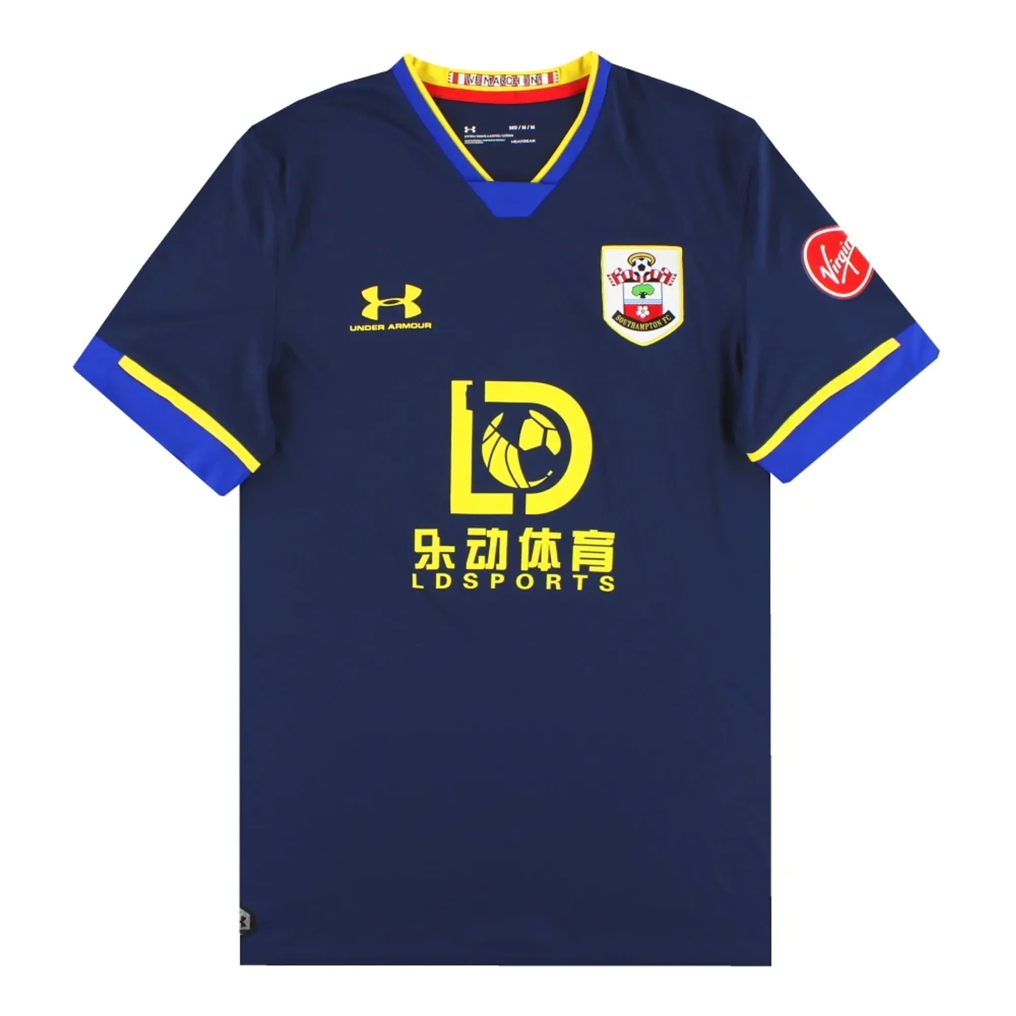 2020-21 Southampton Under Armour Away Shirt M - Southampton / Excellent 