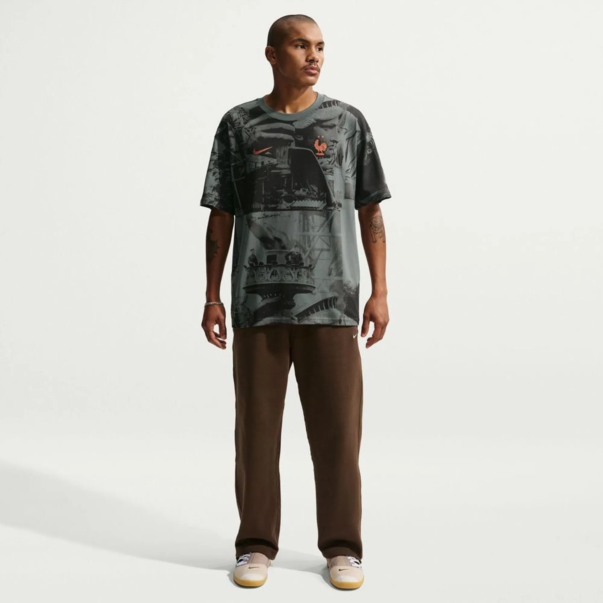 France T-Shirt Aop World Cup 2026 - Iron Grey - ['Grey']