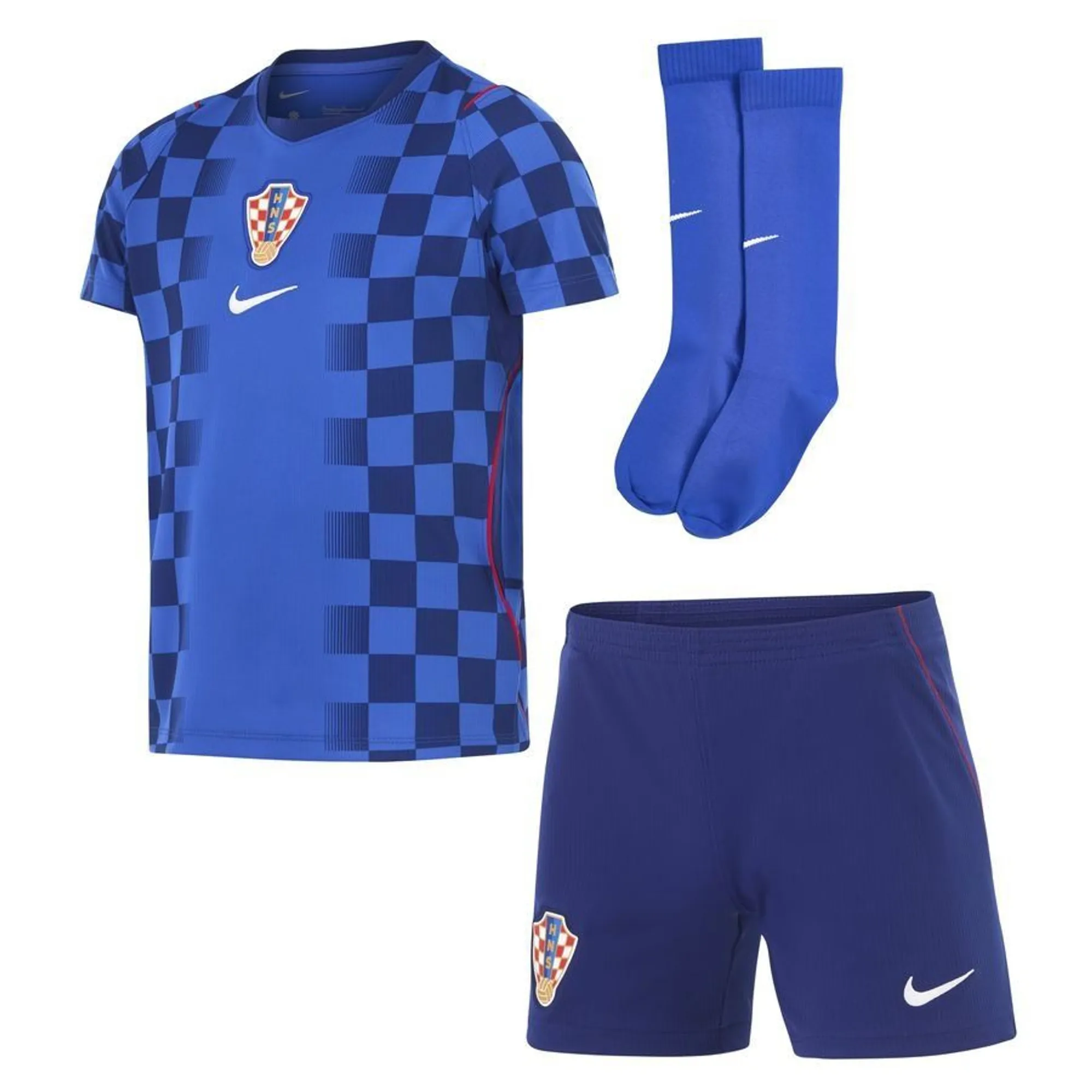 Croatia Away Shirt World Cup 2026 Mini-Kit Kids - ['Blue']
