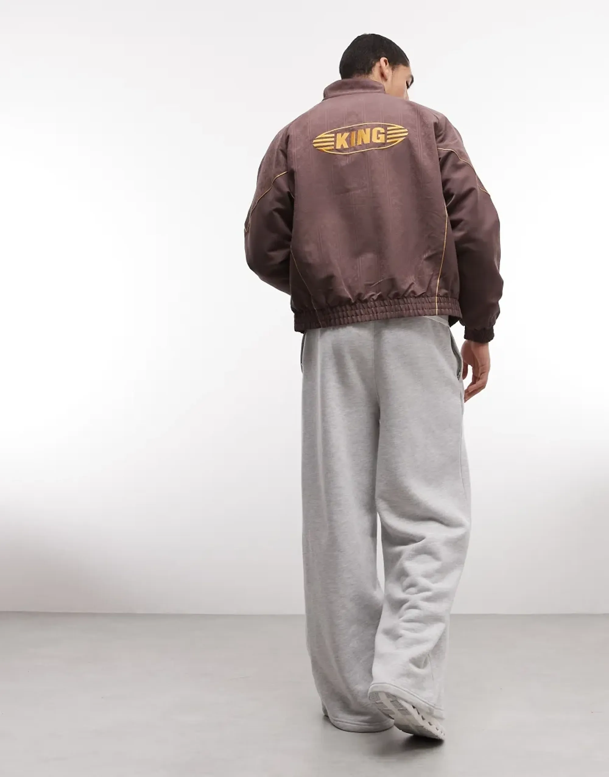 Puma King Short Lined Jacket In Brown