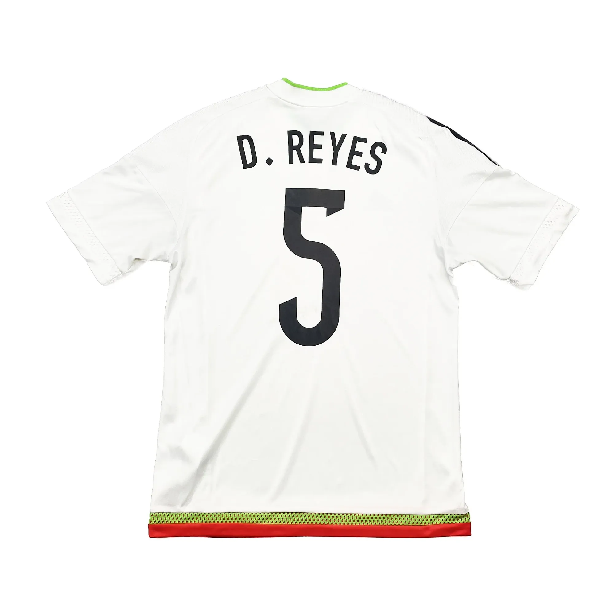 2015/17 Mexico D.Reyes #5 *Player Issue* Away Shirt (M) Adidas | Cult Kits