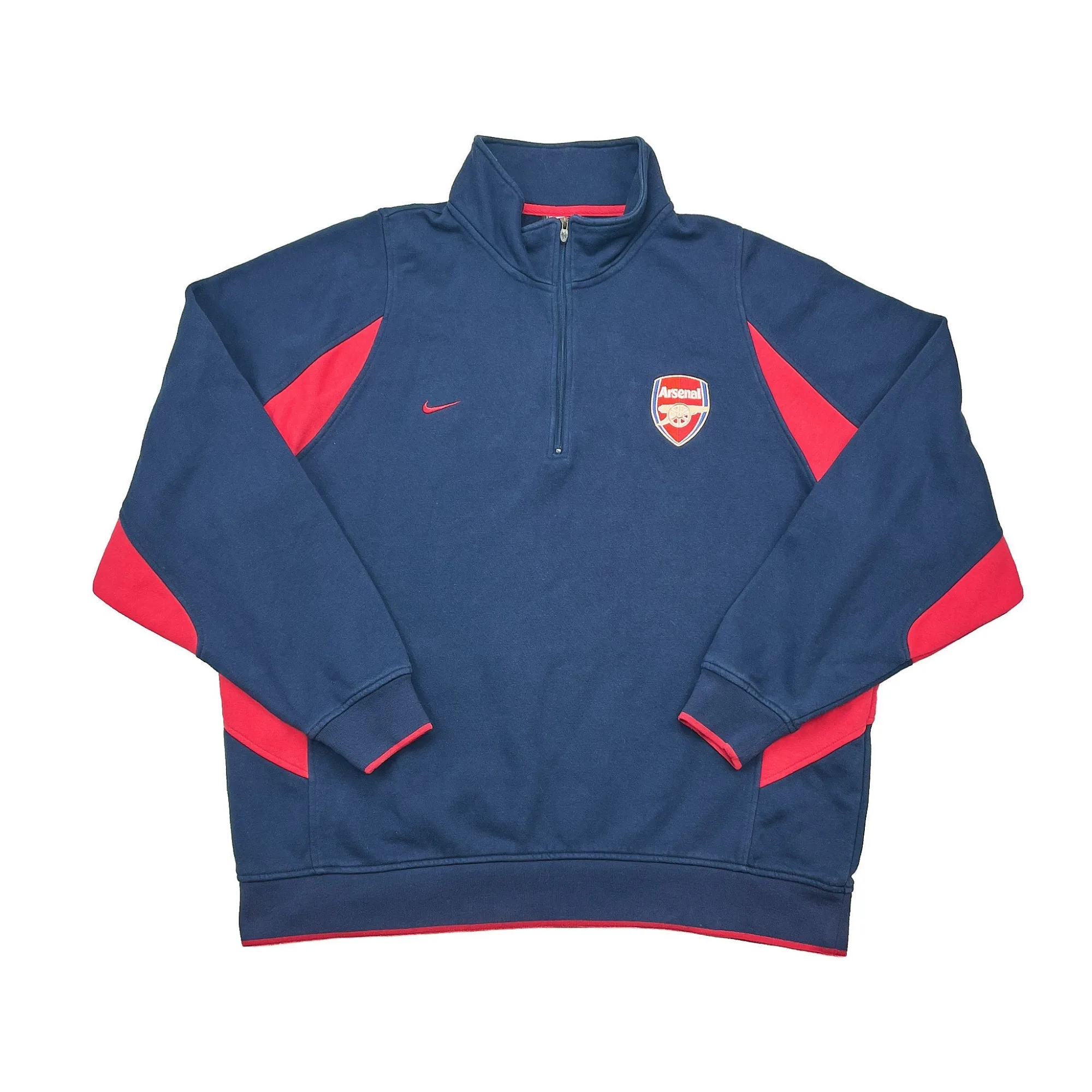 2003/04 Arsenal 1/4 Zip Jumper (XL) Nike | Cult Kits