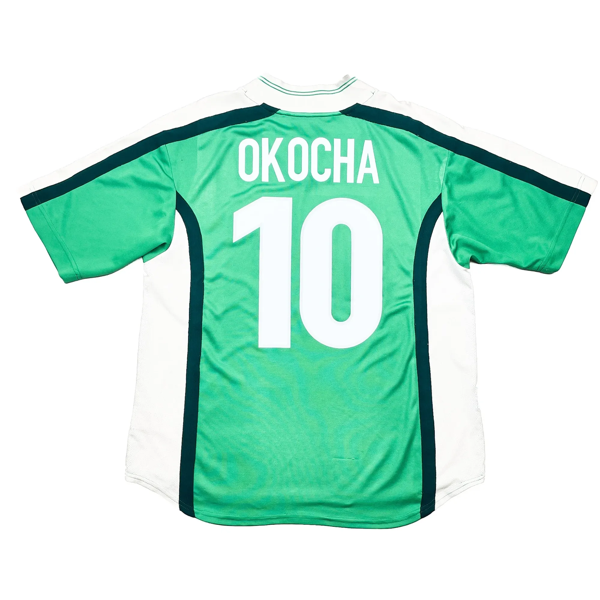 1998/00 Nigeria Okocha #10 Home Shirt (M) Nike | Cult Kits