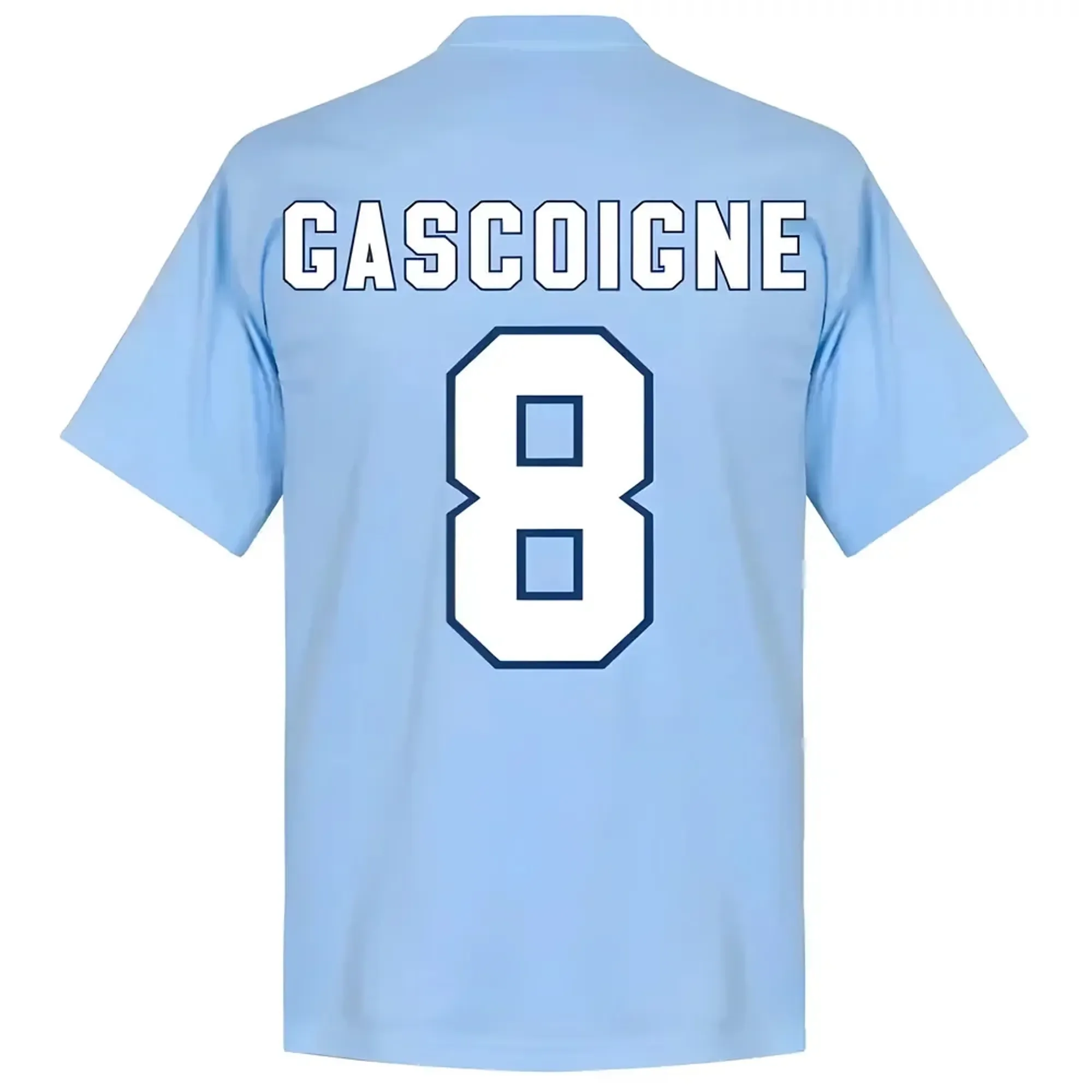 Lazio Paul Gascoigne 8 Team T-Shirt - Sky