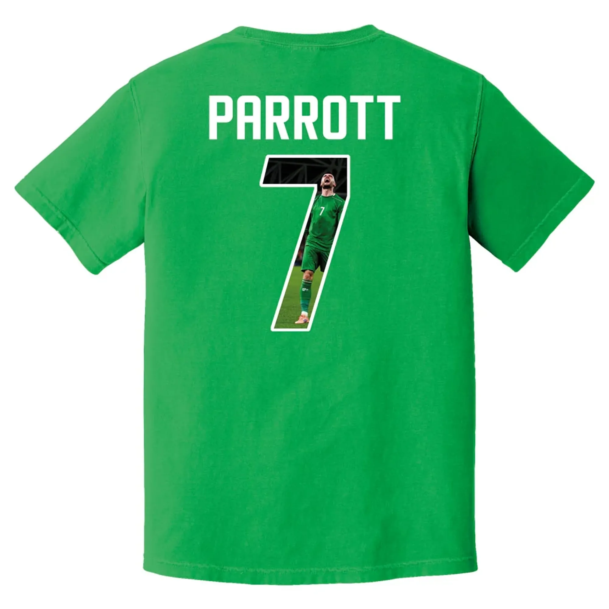 Troy Parrott Number 7 T-Shirt (Green)