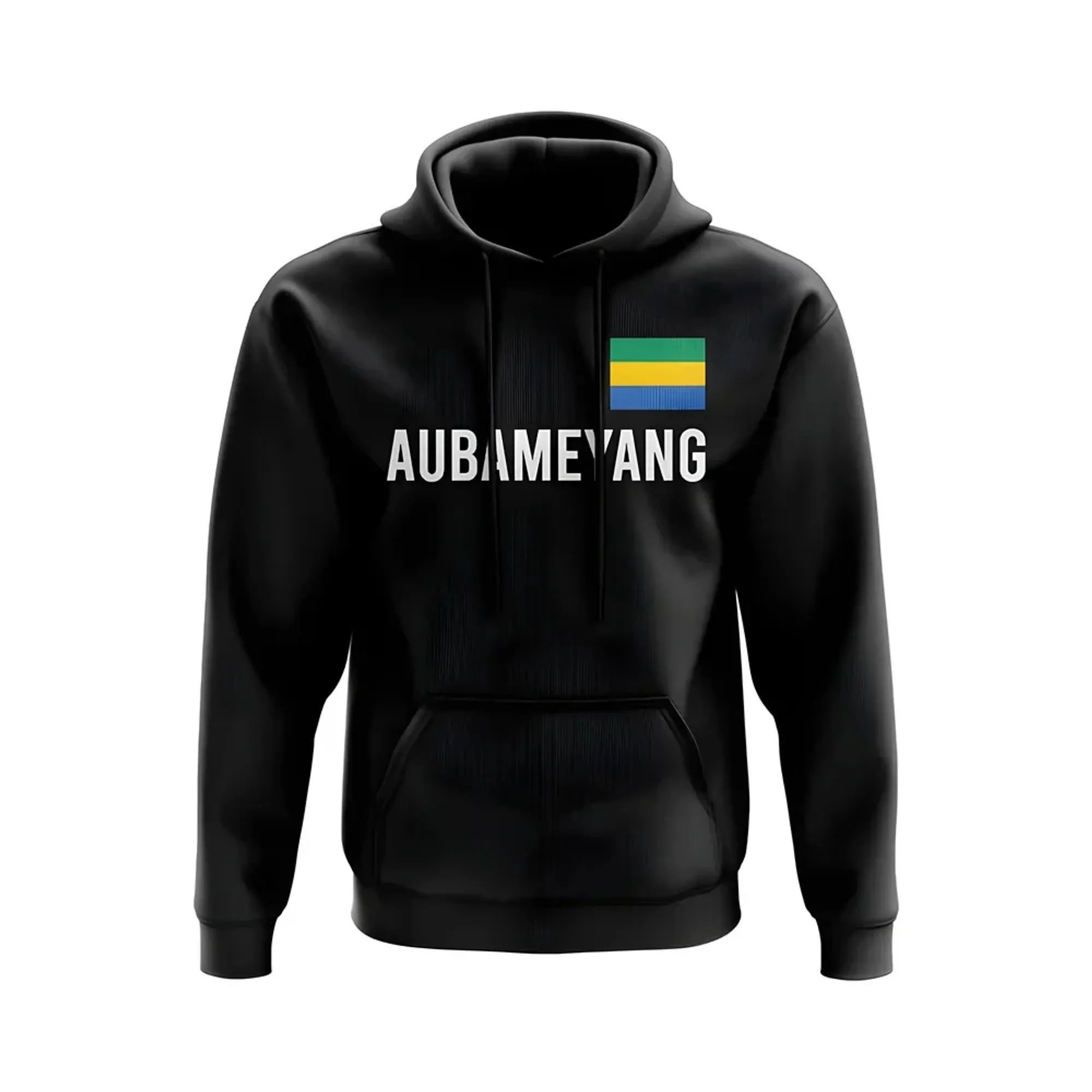 Pierre-Emerick Aubameyang Gabon Name Hoody (Black)