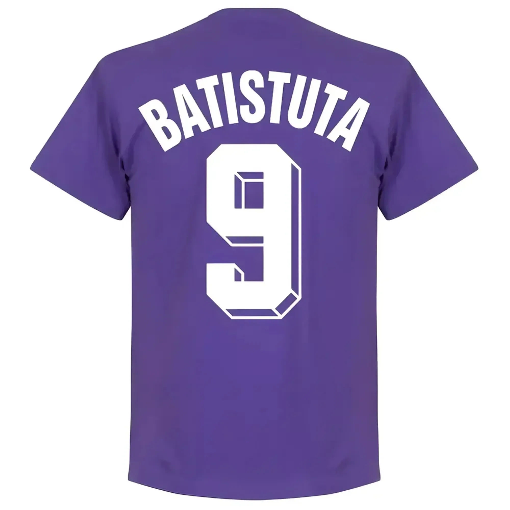 Fiorentina Batistuta 9 Team T-Shirt - Purple