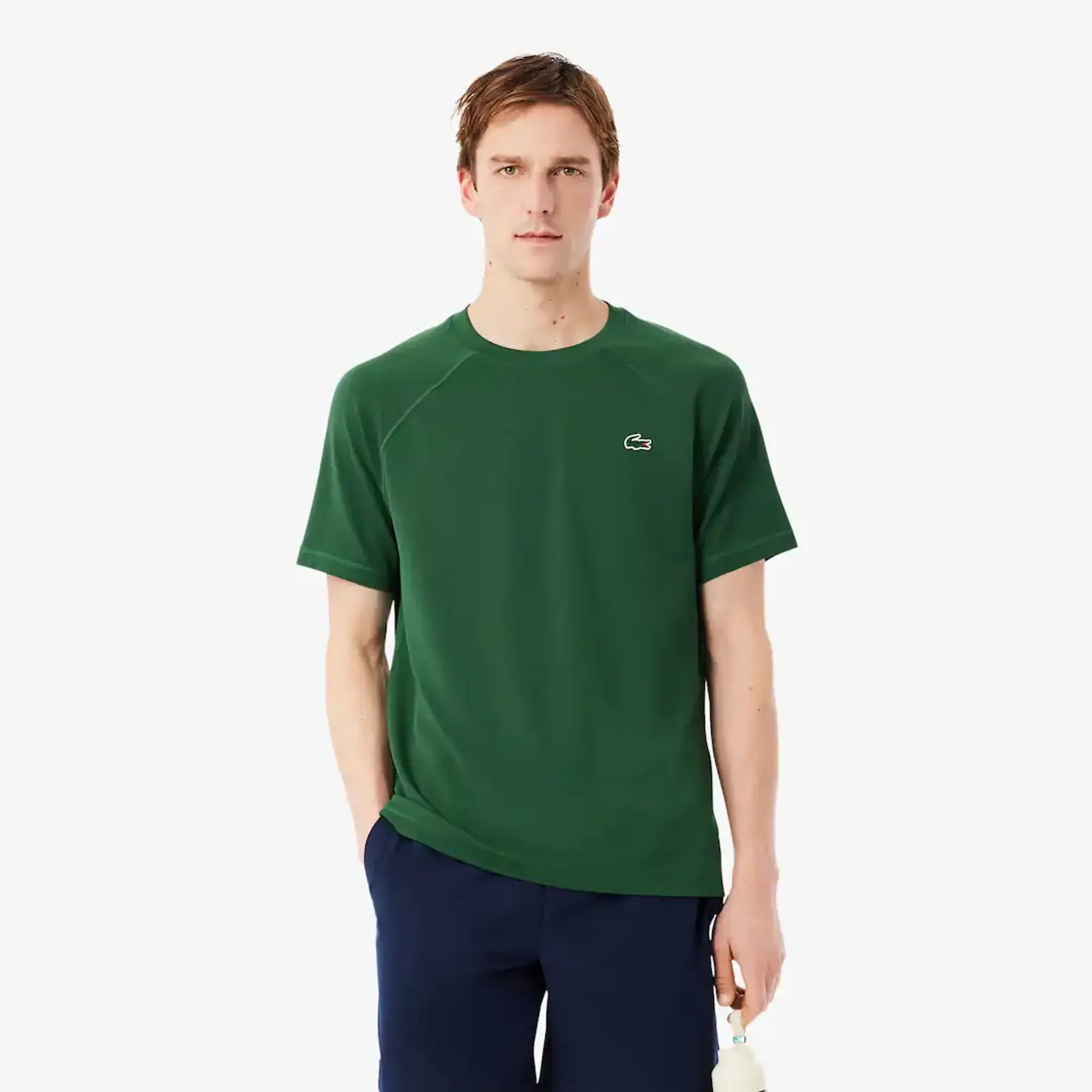 Lacoste Stretch Ultra Dry Sport T-shirt - Pine Green