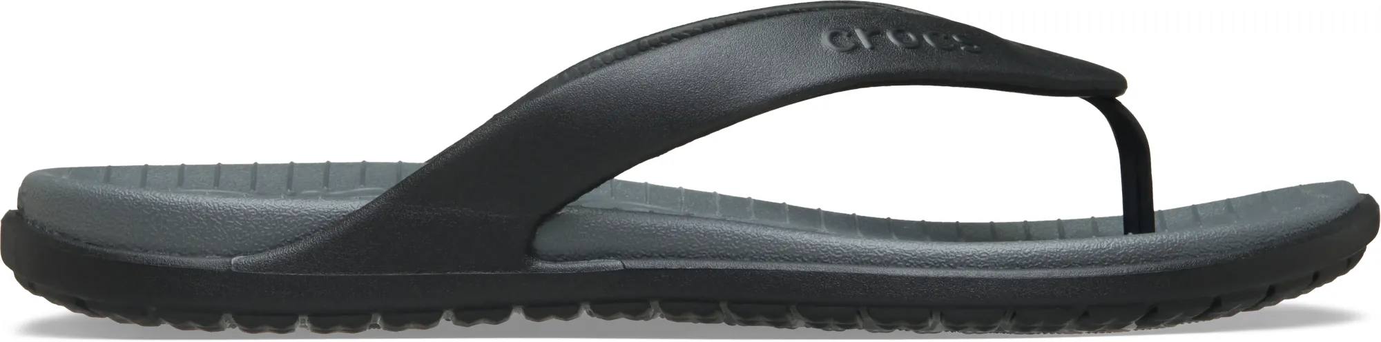 Crocs | Men | Coast | Flips | Black/Slate Grey | 6