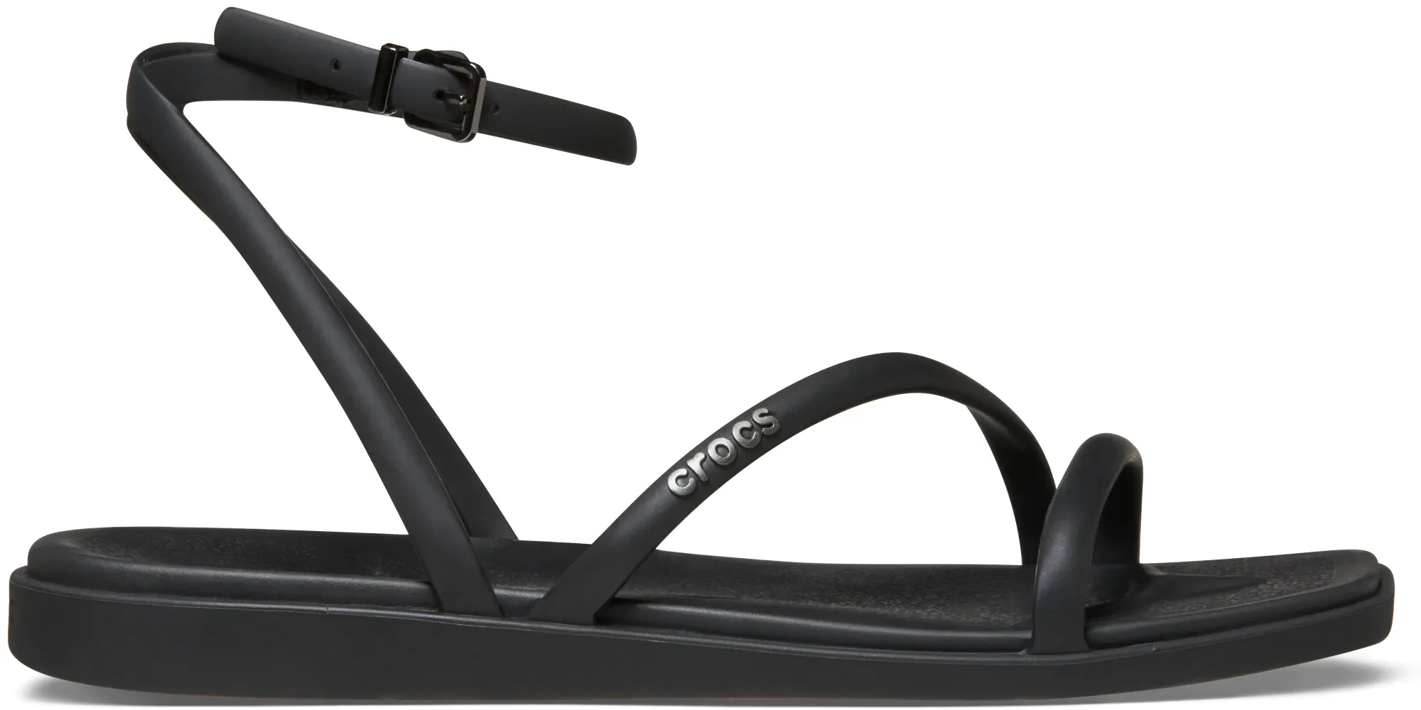 Crocs | Women | Miami Ankle Strap | Sandals | Black | 6