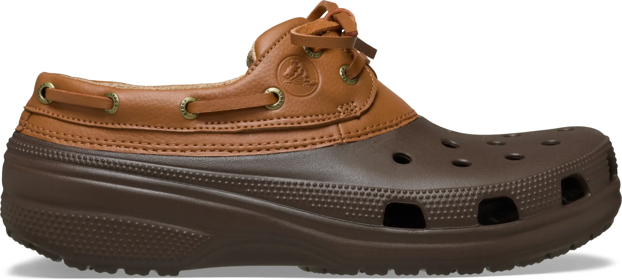 Crocs | Unisex | Classic Boat Shoe | Shoes | Coffee / Cognac | W4/M3