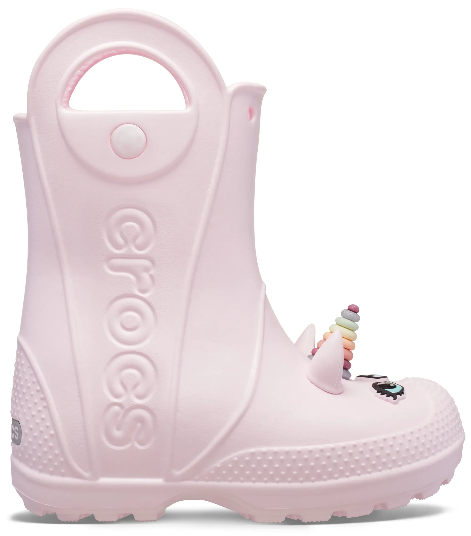 Crocs | Kids | Toddler Handle It Unicorn Rain Boot | Boots | Pink Milk | C6