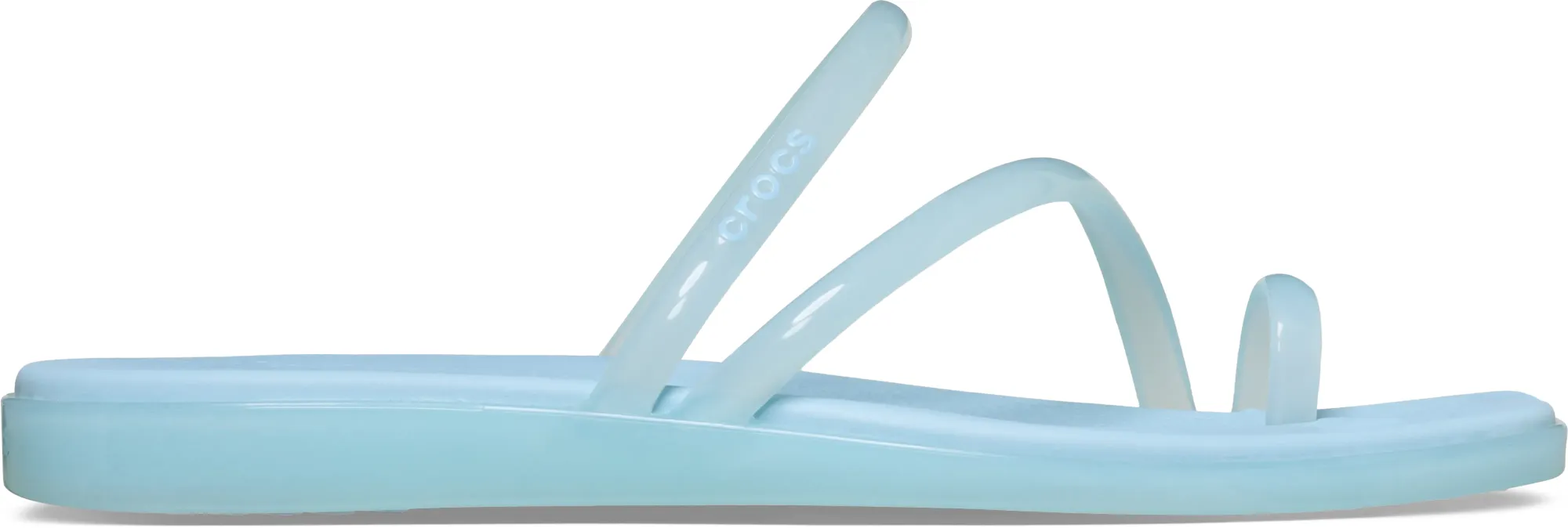 Crocs | Women | Miami Jelly Toe Loop | Sandals | Sky Blue Jelly | 2