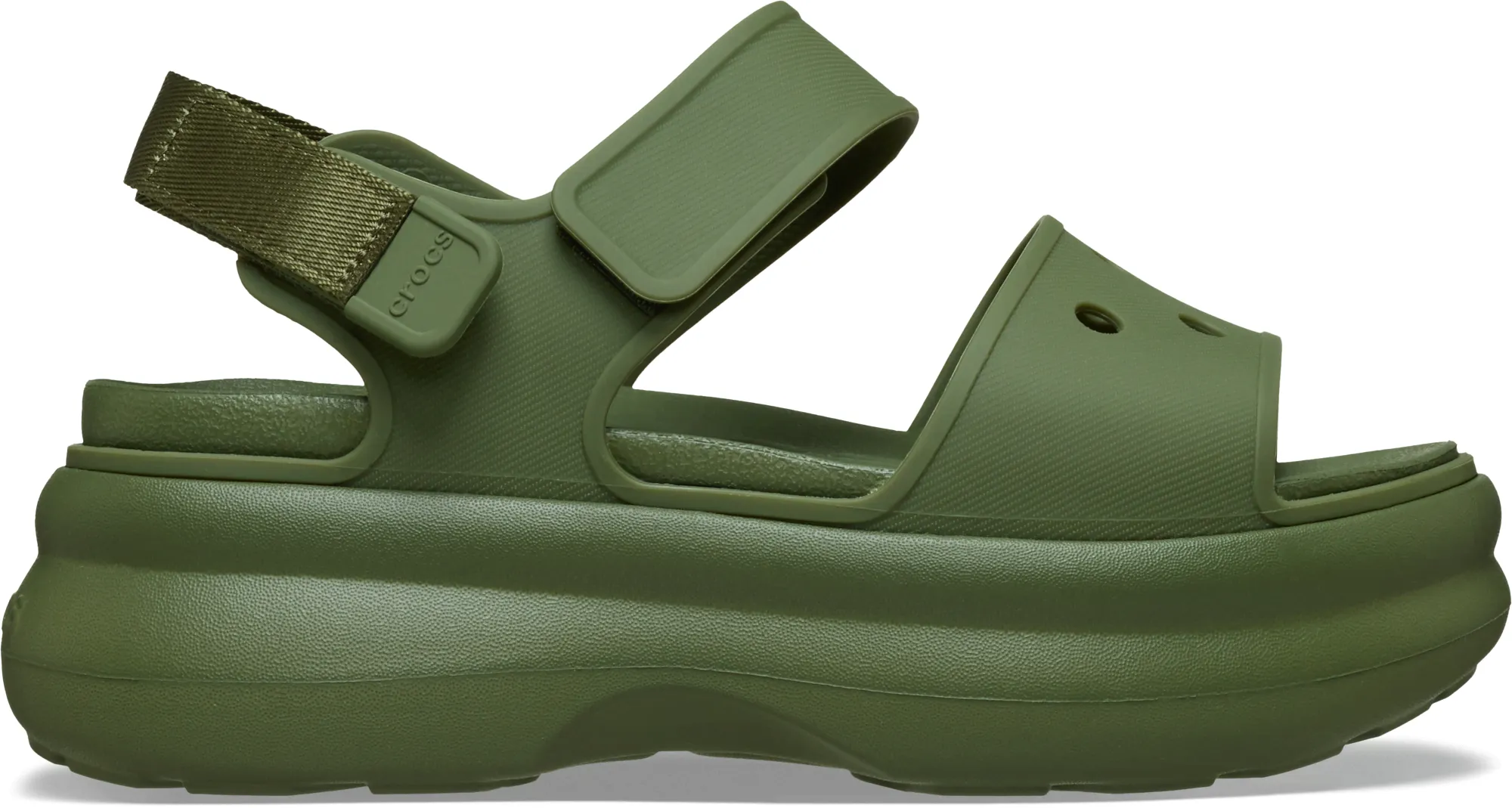 Crocs | Women | Soho Y-Strap | Sandals | Army Green | 2