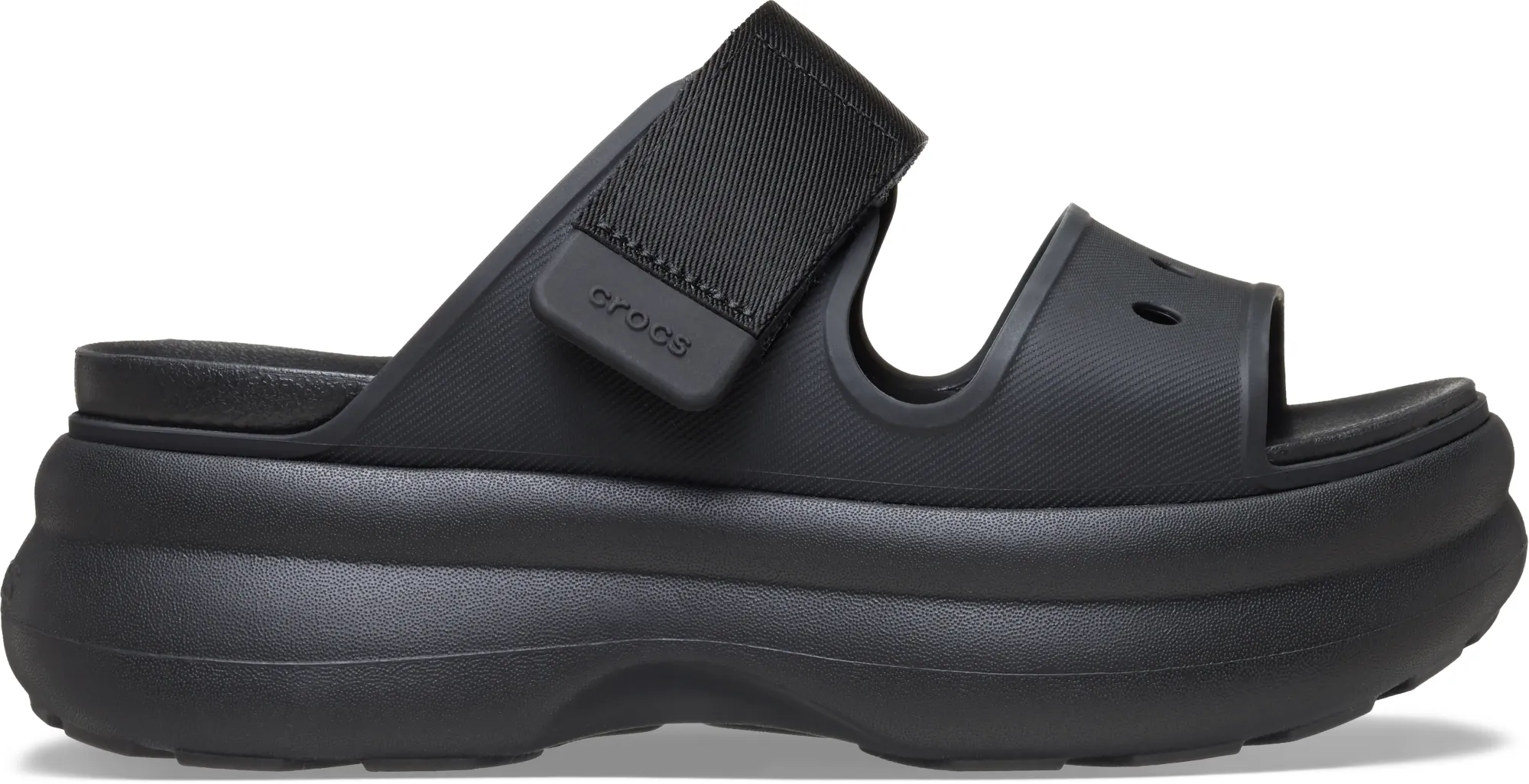 Crocs | Women | Soho Two Strap | Sandals | Black | 3