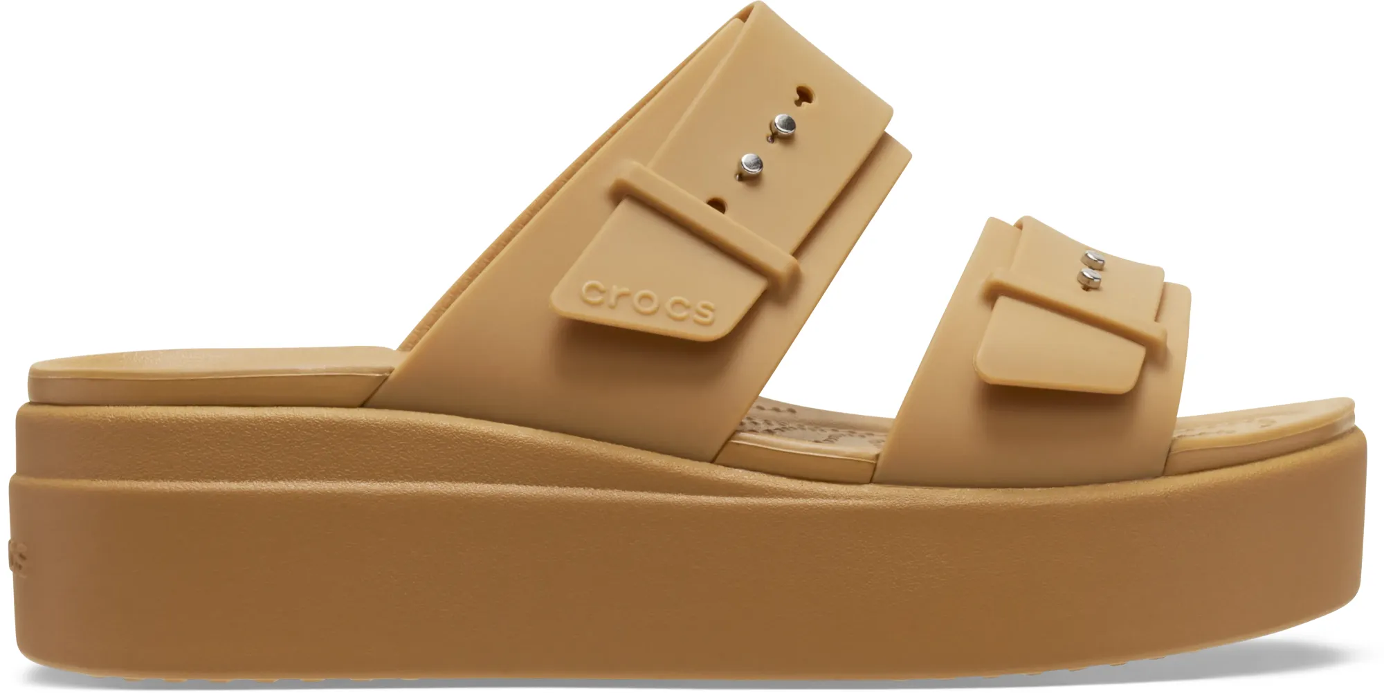 Crocs | Women | Brooklyn Buckle | Sandals | Umber | 3