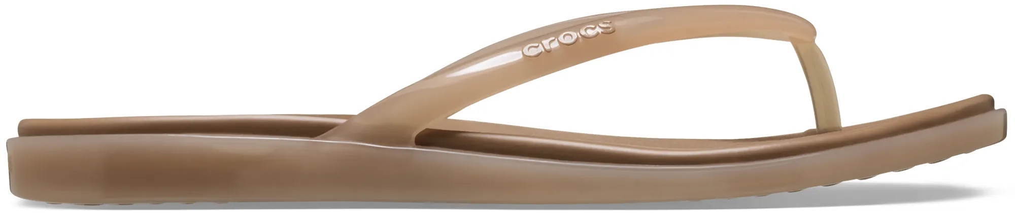 Crocs | Women | Miami Jelly Round Toe | Flips | Milk Chocolate Jelly | 3