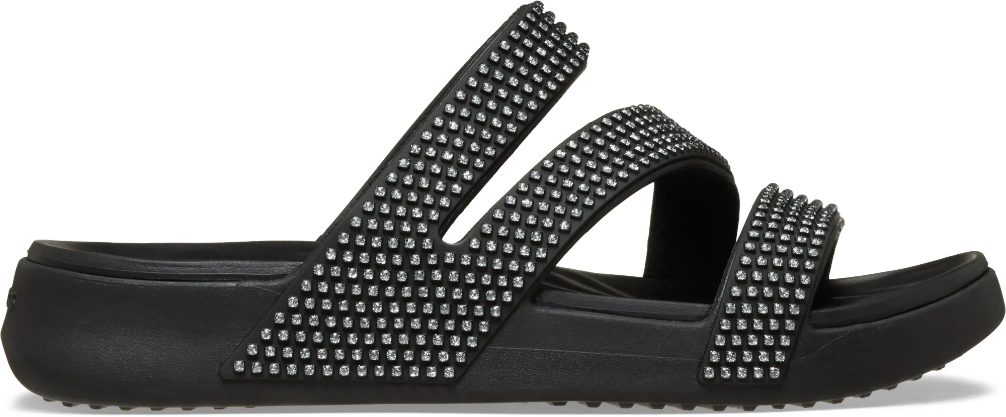 Crocs | Women | Getaway Gems Strappy | Sandals | Black | 3